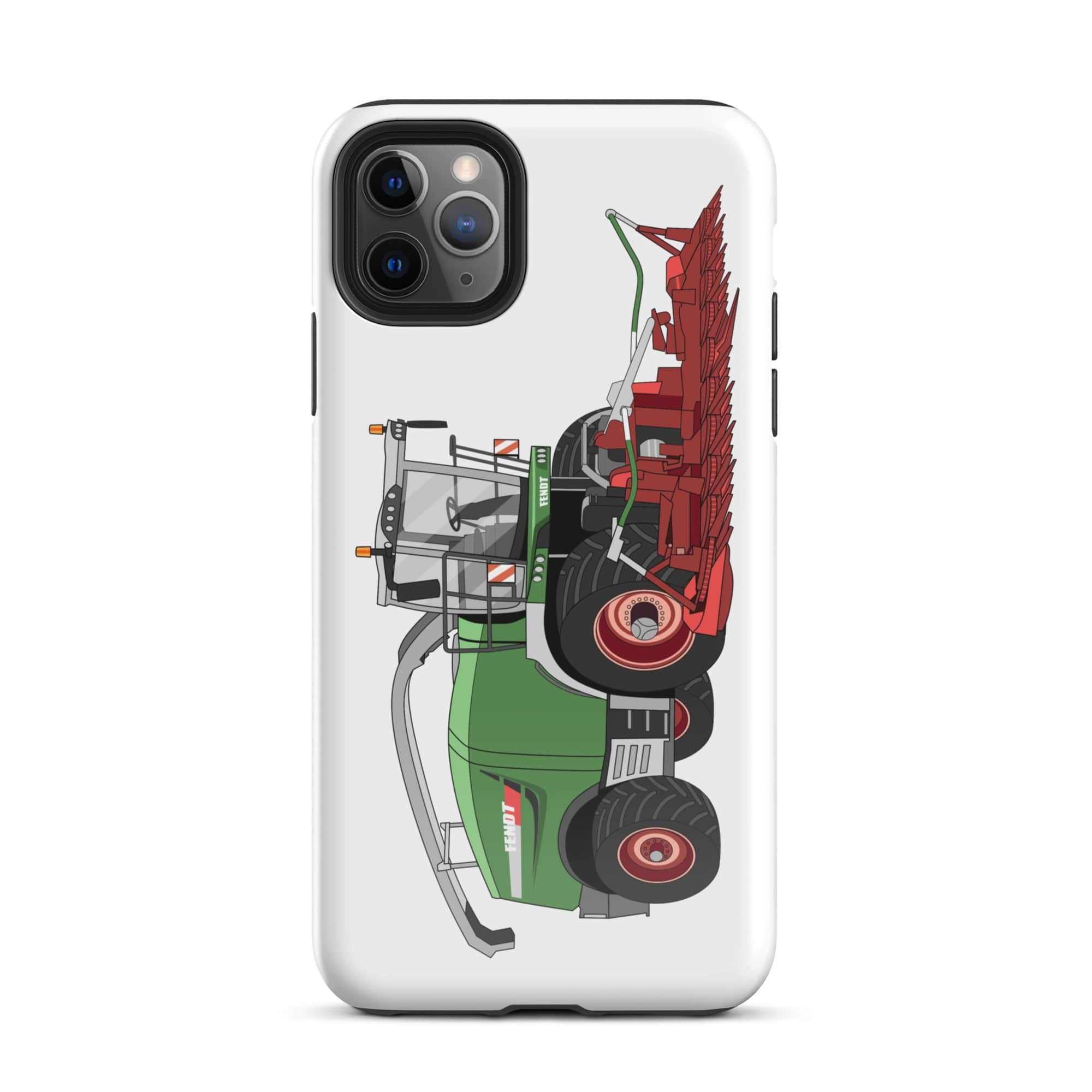 The Tractors Mugs Store iPhone 11 Pro Max Fendt Katana 85 Forage Harvester Tough Case for iPhone® Quality Farmers Merch