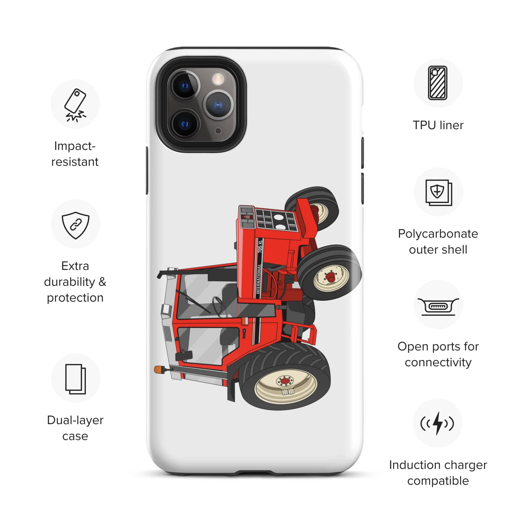 The Tractors Mugs Store iPhone 11 Pro Max International 785 Tough Case for iPhone® Quality Farmers Merch