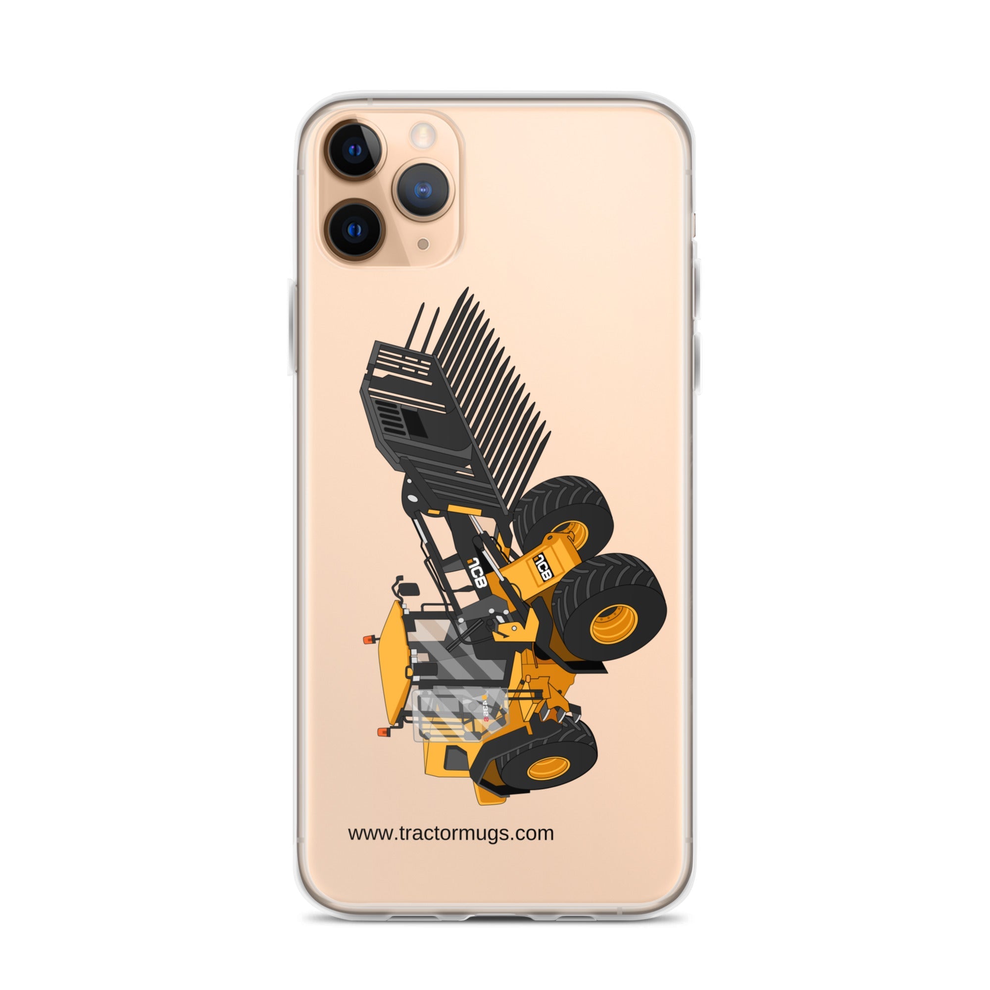 The Tractors Mugs Store iPhone 11 Pro Max JCB 435 S Farm Master Clear Case for iPhone® Quality Farmers Merch