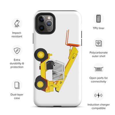 The Tractors Mugs Store iPhone 11 Pro Max JCB  Loadall 520 Tough Case for iPhone® Quality Farmers Merch