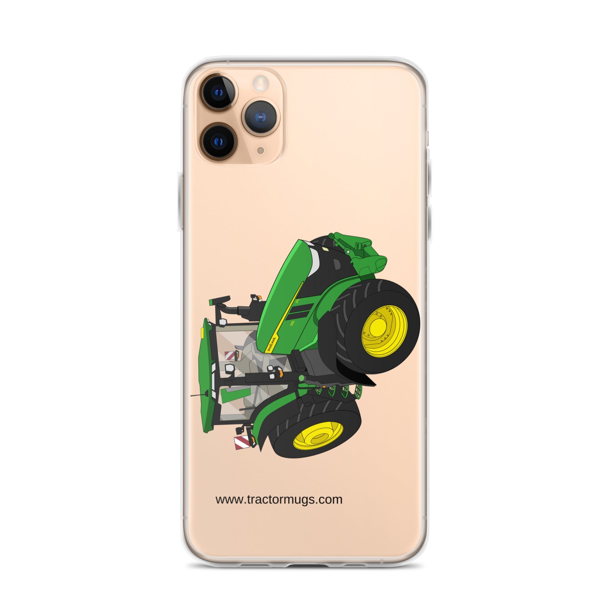 The Tractors Mugs Store iPhone 11 Pro Max John Deere 7R 350 auto powr Clear Case for iPhone® Quality Farmers Merch