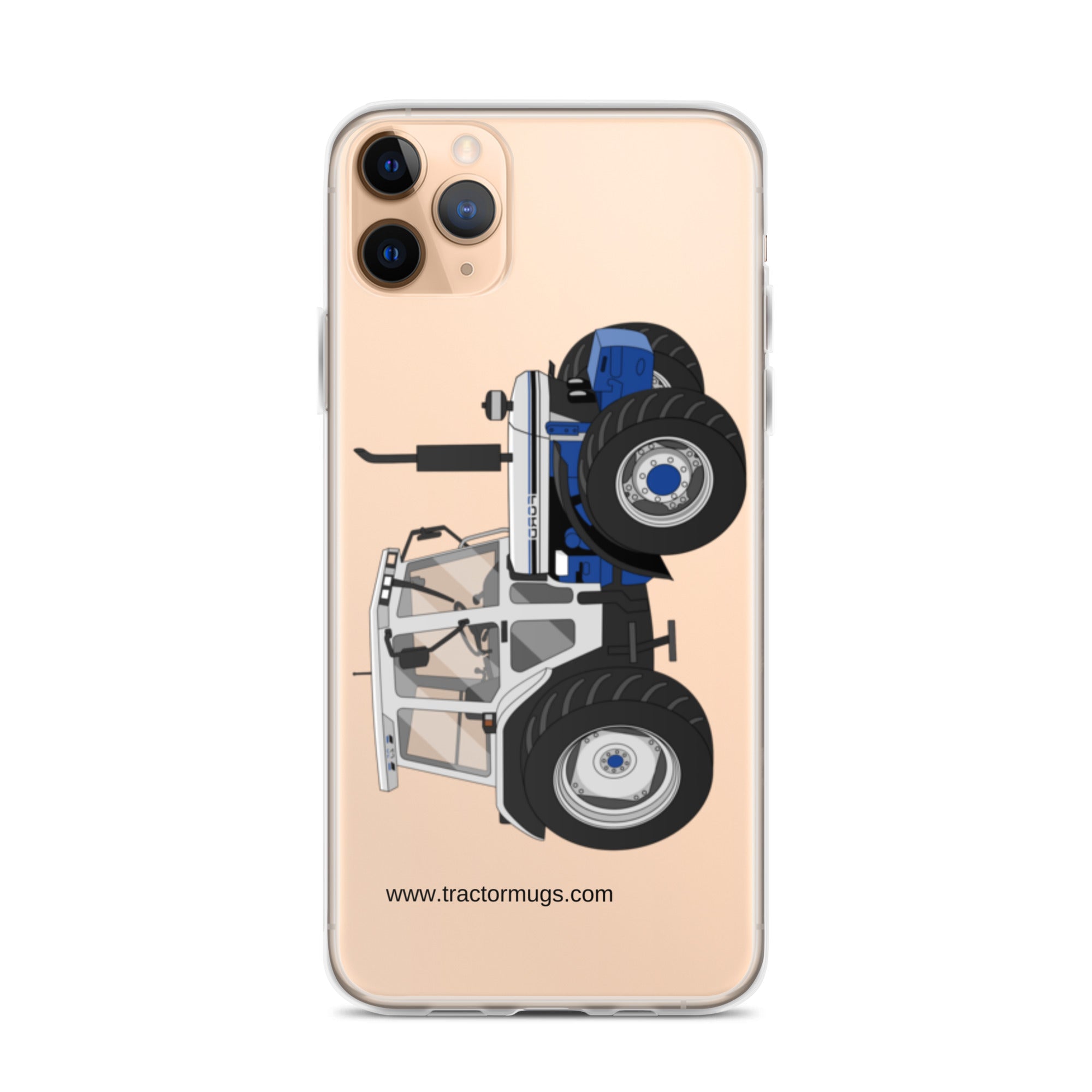 The Tractors Mugs Store iPhone 11 Pro Max Ford 7810 Jubilee Edition SilverTractor Clear Case for iPhone® Quality Farmers Merch