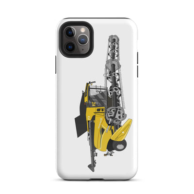 The Tractors Mugs Store iPhone 11 Pro Max New Holland CR Combine Harvester (2004). Tough Case for iPhone® Quality Farmers Merch