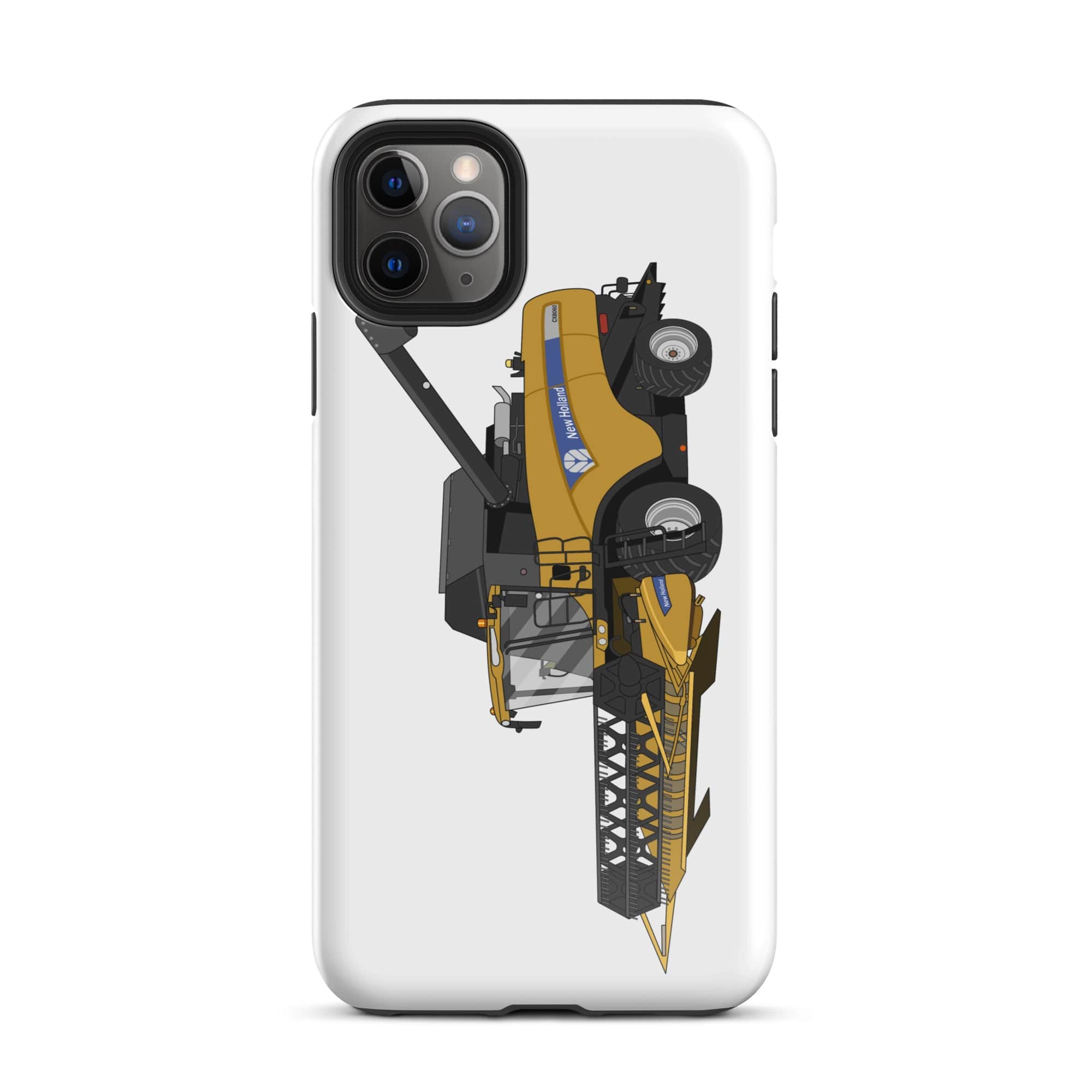 The Tractors Mugs Store iPhone 11 Pro Max New Holland CX 8060 Combine Harvester Tough Case for iPhone® Quality Farmers Merch