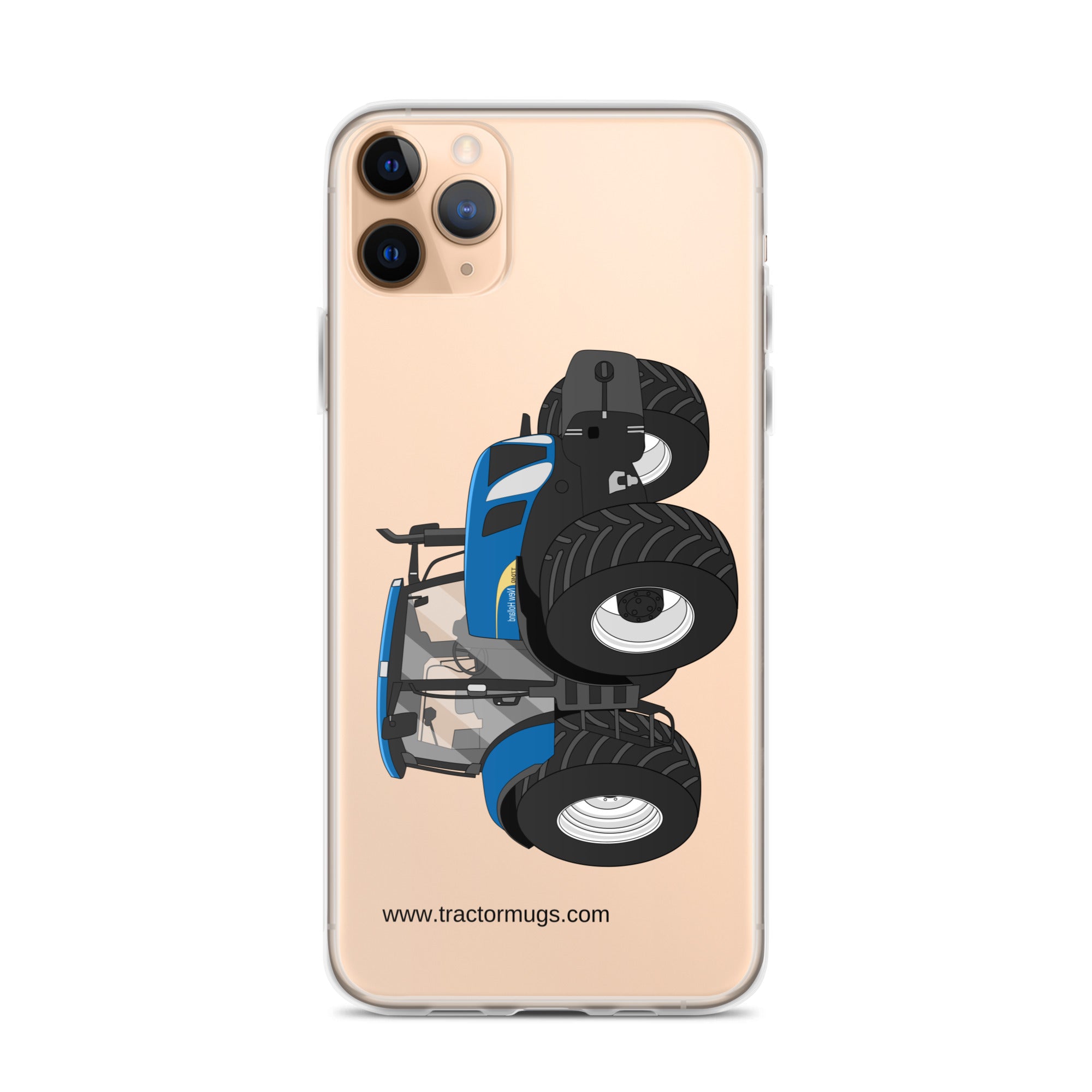 The Tractors Mugs Store iPhone 11 Pro Max New Holland The 7040-1 Clear Case for iPhone® Quality Farmers Merch