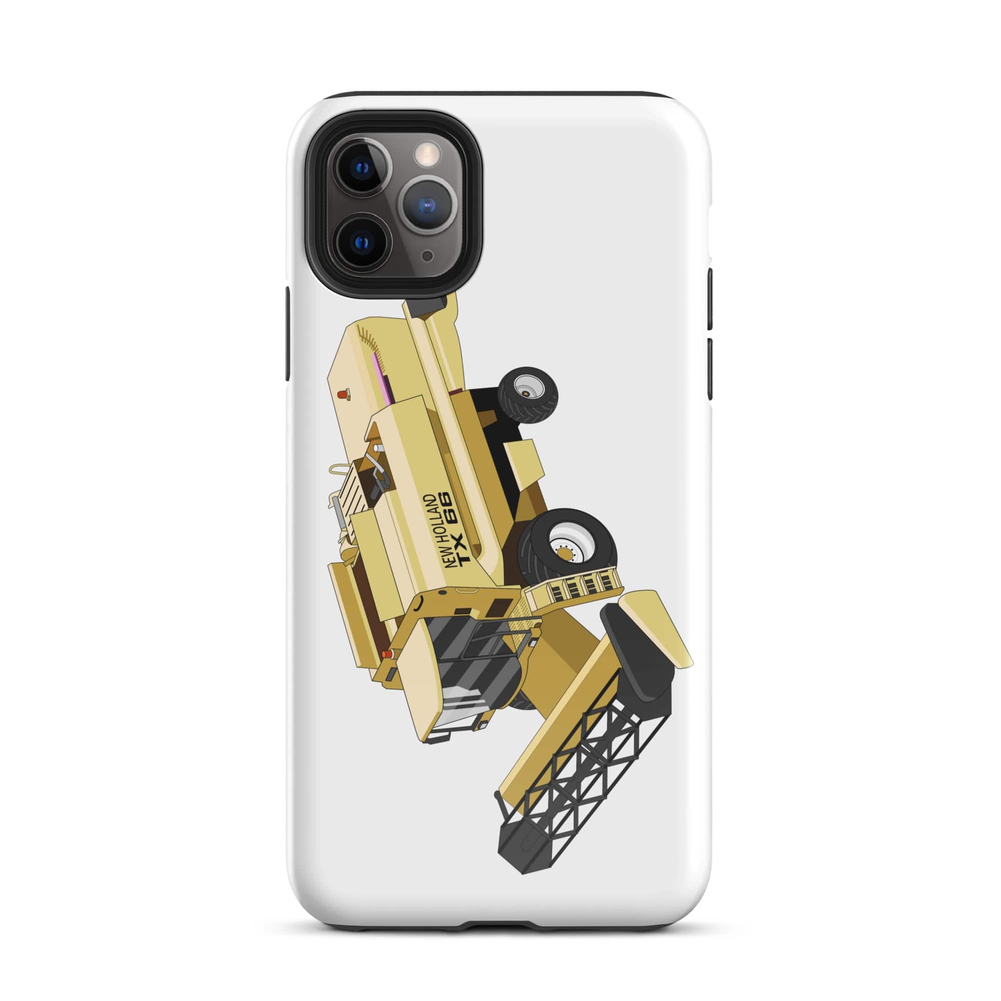 The Tractors Mugs Store iPhone 11 Pro Max New Holland TX 66 Combine Harvester Tough Case for iPhone® Quality Farmers Merch