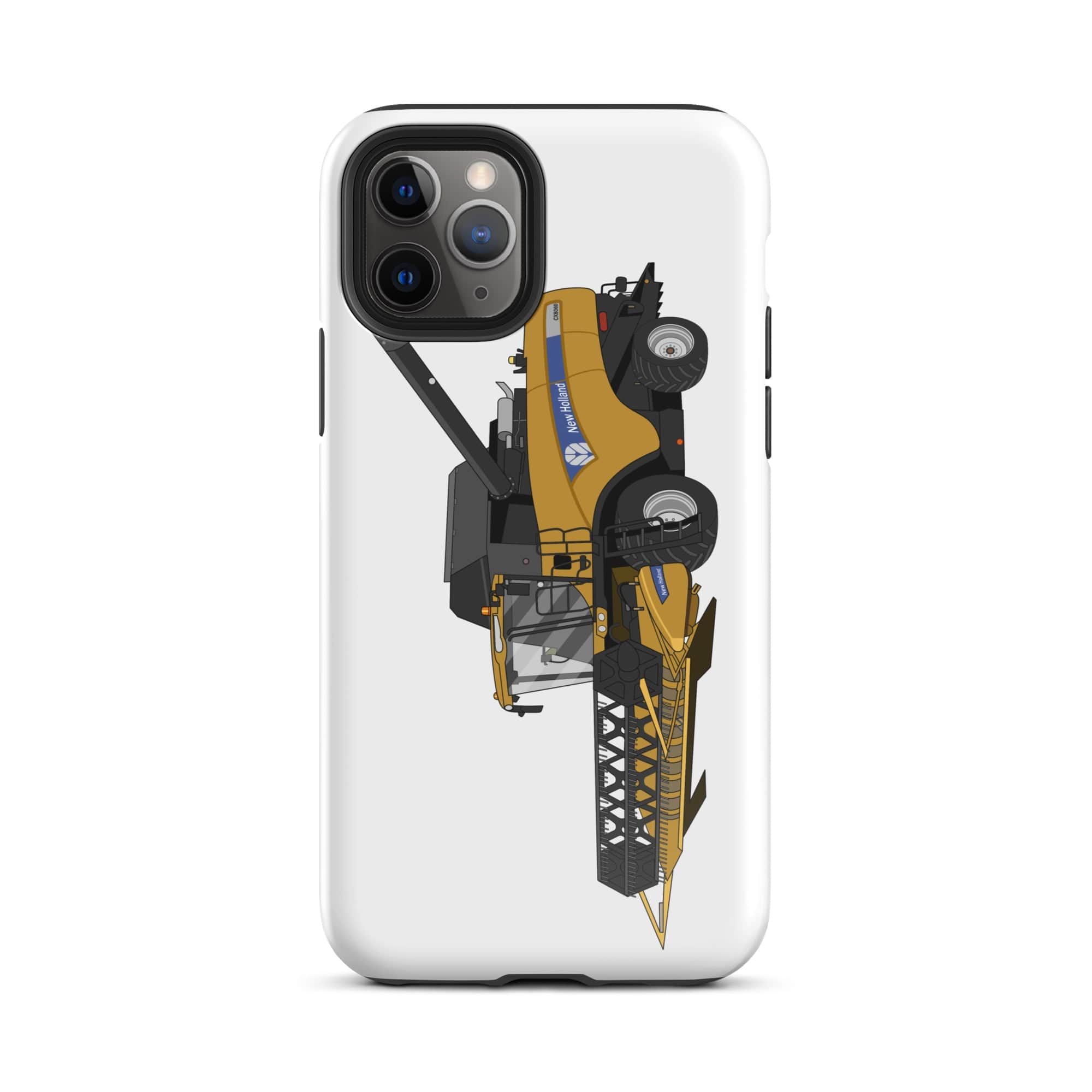 The Tractors Mugs Store iPhone 11 Pro New Holland CX 8060 Combine Harvester Tough Case for iPhone® Quality Farmers Merch