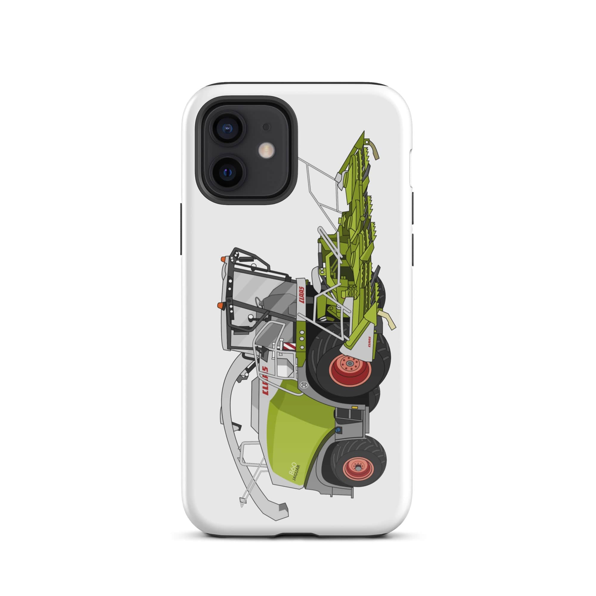 The Tractors Mugs Store iPhone 12 Class Jaguar 860 Forage Harvester Tough Case for iPhone® Quality Farmers Merch