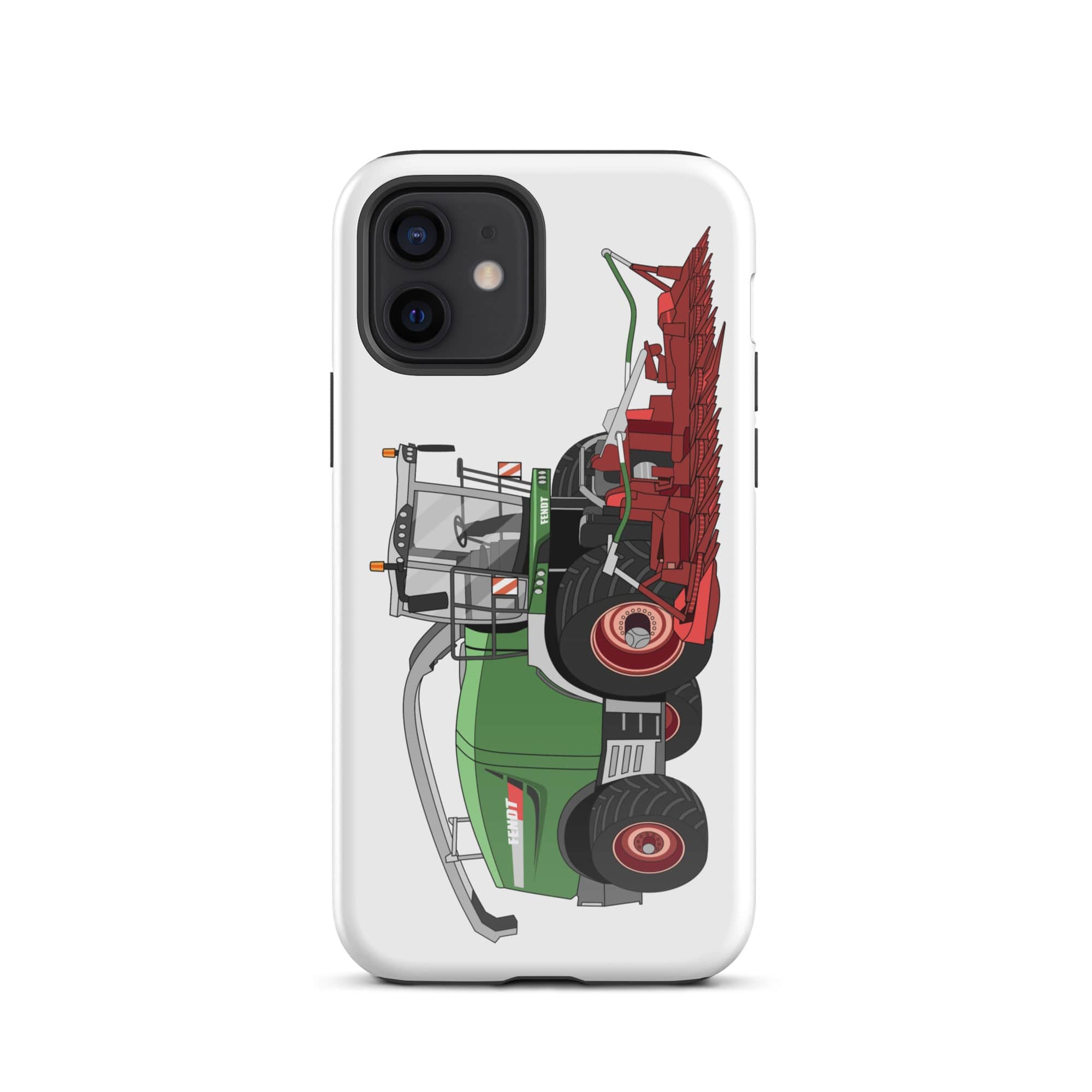 The Tractors Mugs Store iPhone 12 Fendt Katana 85 Forage Harvester Tough Case for iPhone® Quality Farmers Merch