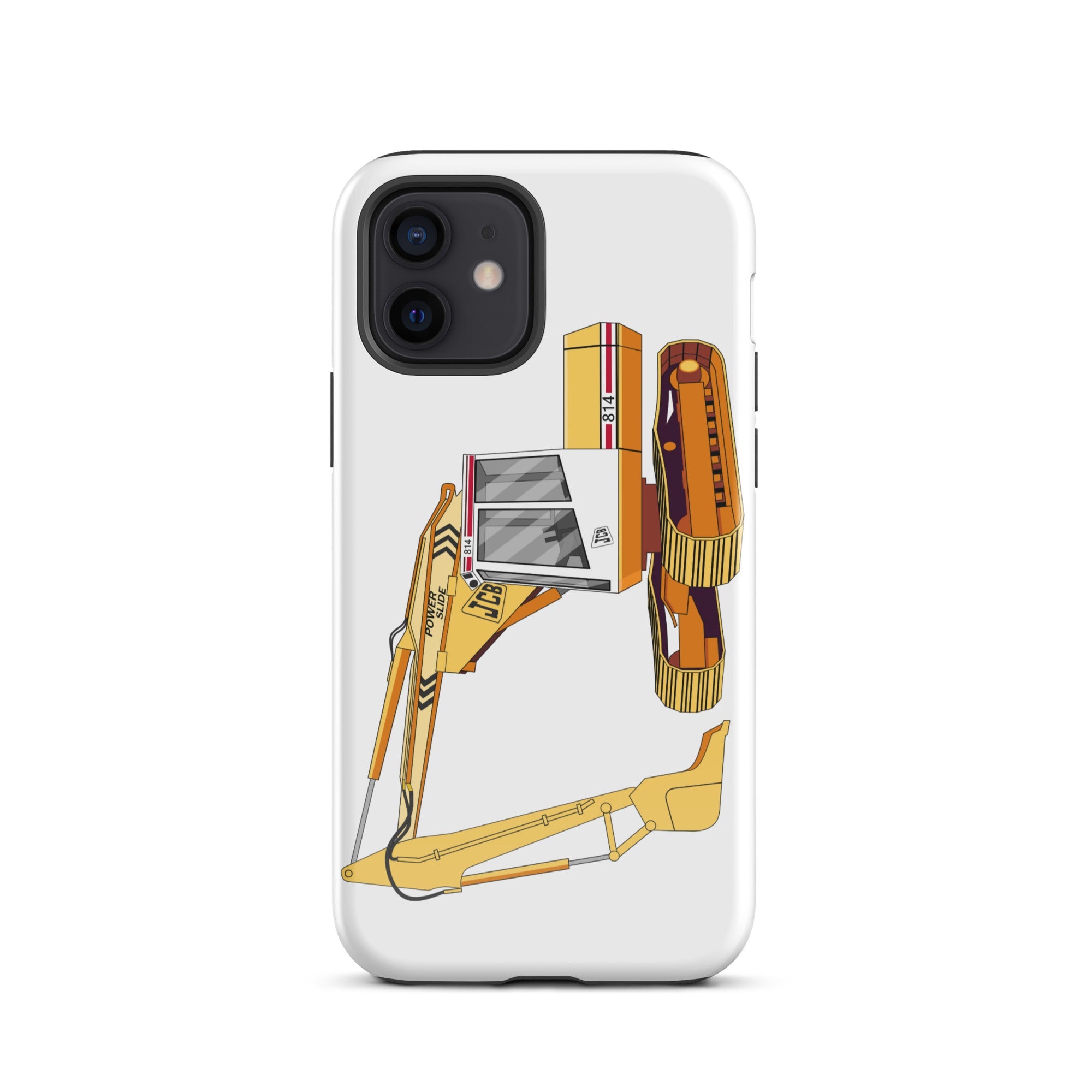 The Tractors Mugs Store iPhone 12 JCB 814 Tough Case for iPhone® Quality Farmers Merch