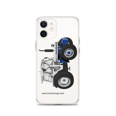 The Tractors Mugs Store iPhone 12 Jubilee Edition Silver Tractor Clear Case for iPhone® Quality Farmers Merch