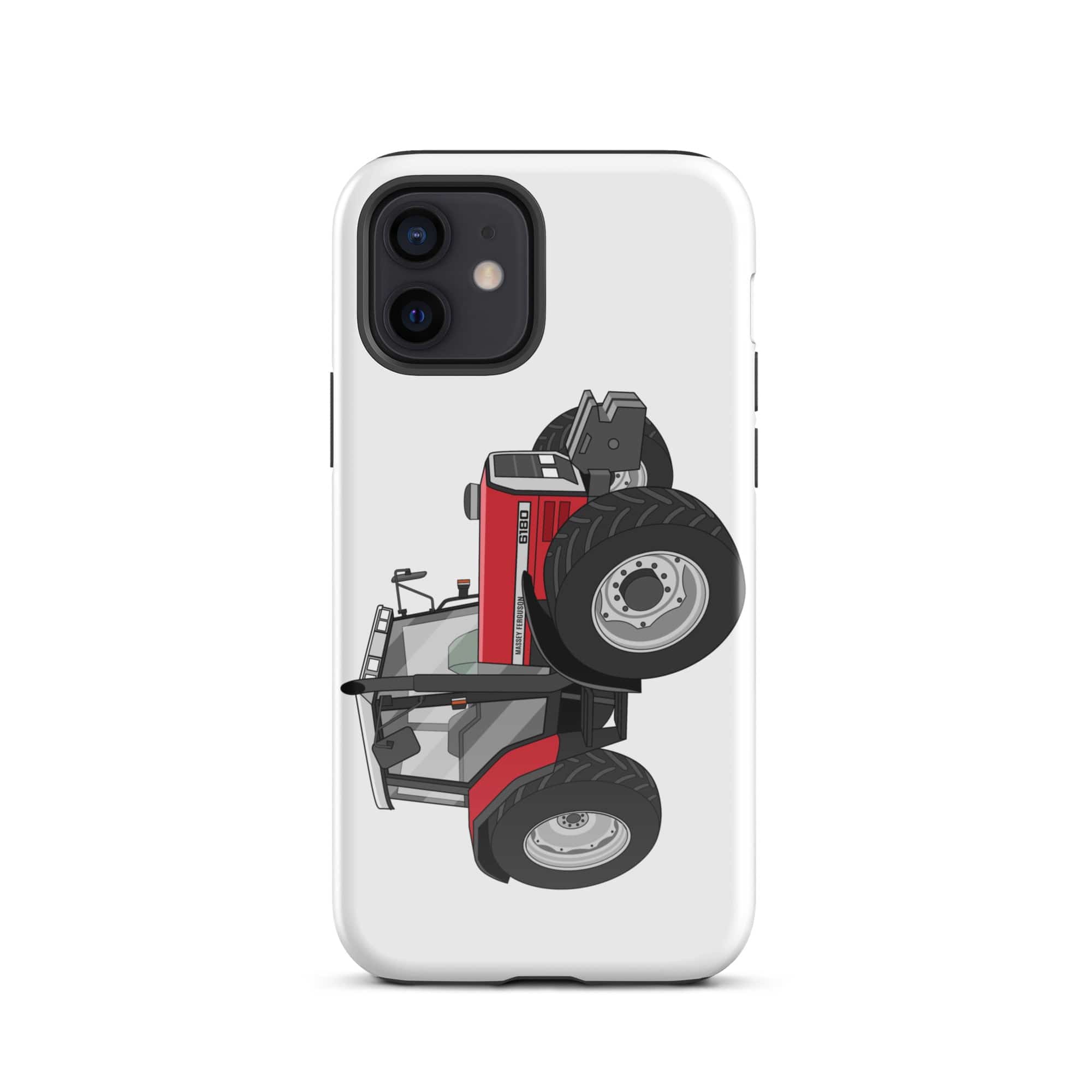 The Tractors Mugs Store iPhone 12 Massey Ferguson 6180 Tough Case for iPhone® Quality Farmers Merch