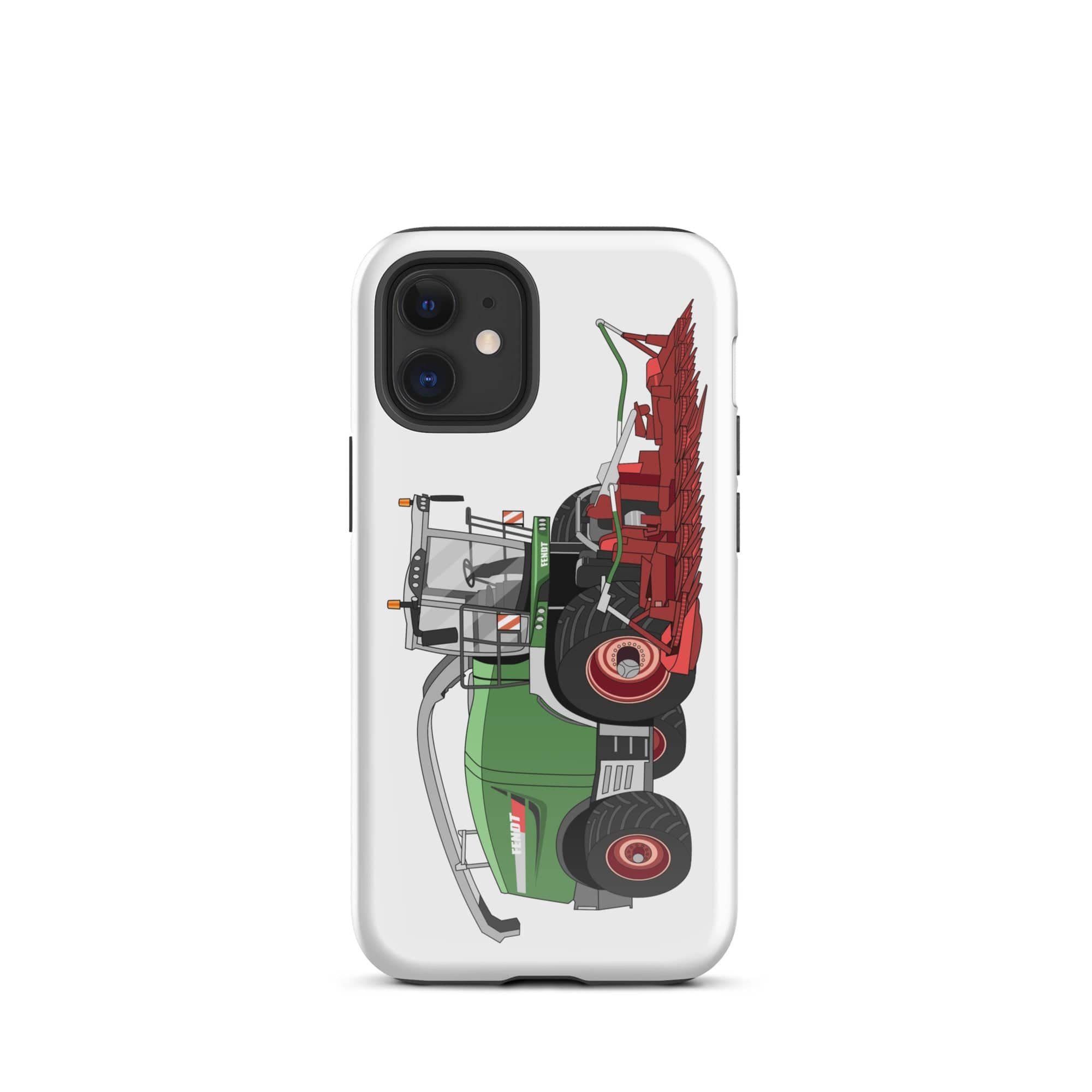 The Tractors Mugs Store iPhone 12 mini Fendt Katana 85 Forage Harvester Tough Case for iPhone® Quality Farmers Merch