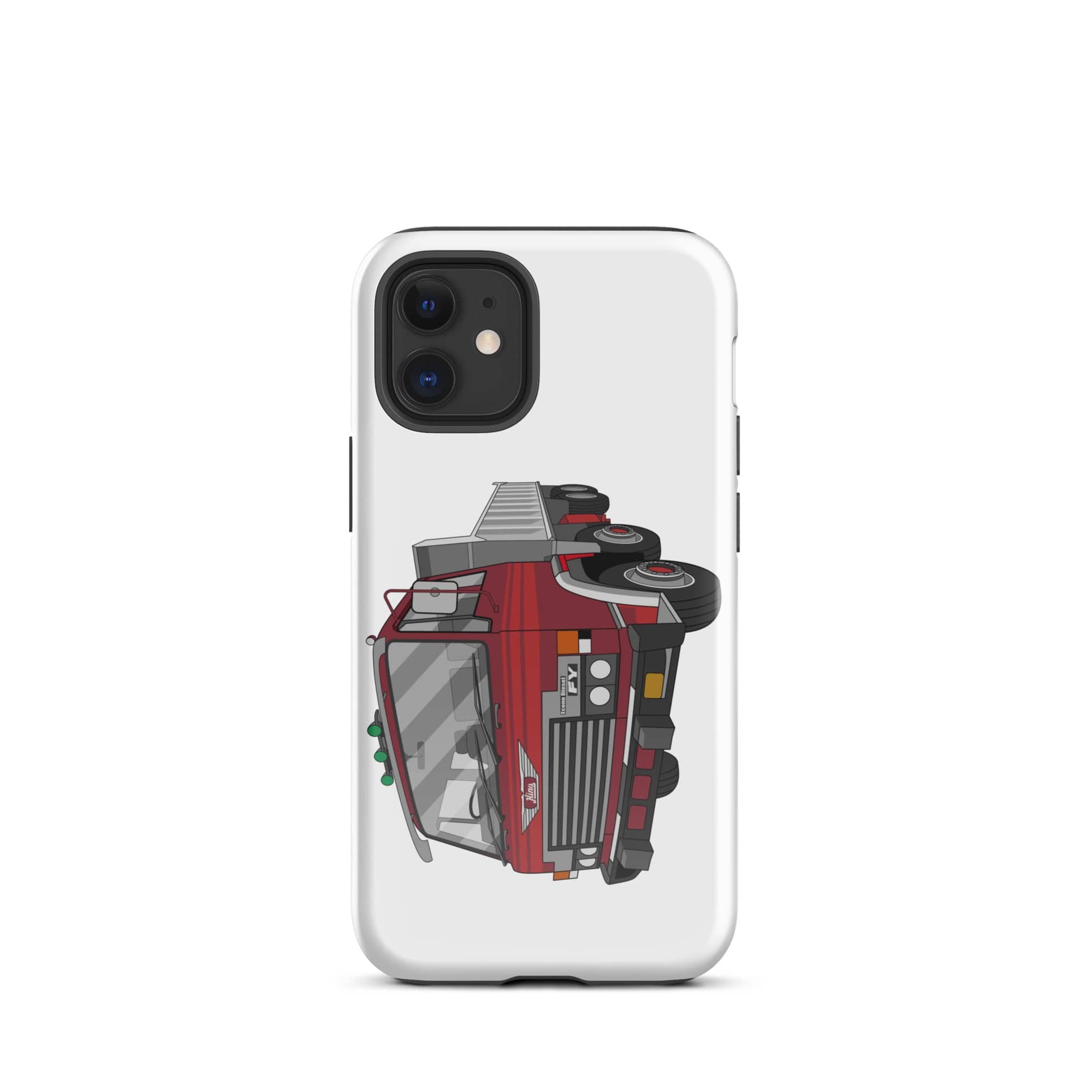 The Tractors Mugs Store iPhone 12 mini Hino FY Tipper Tough Case for iPhone® Quality Farmers Merch