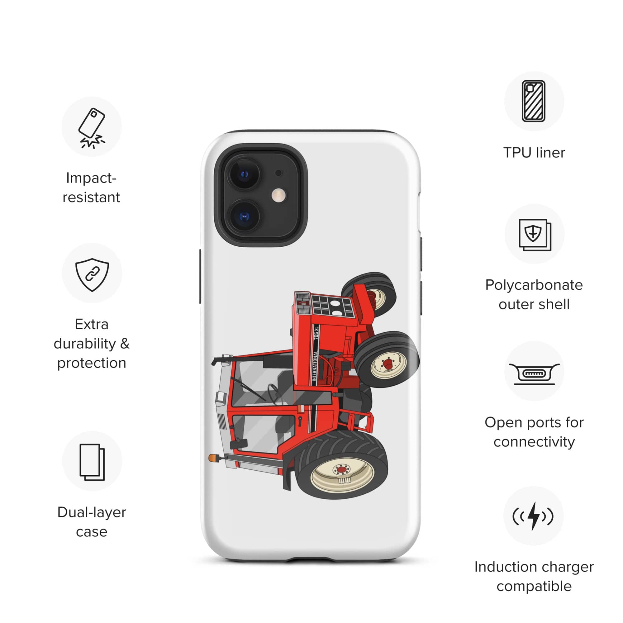 The Tractors Mugs Store iPhone 12 mini International 785 Tough Case for iPhone® Quality Farmers Merch