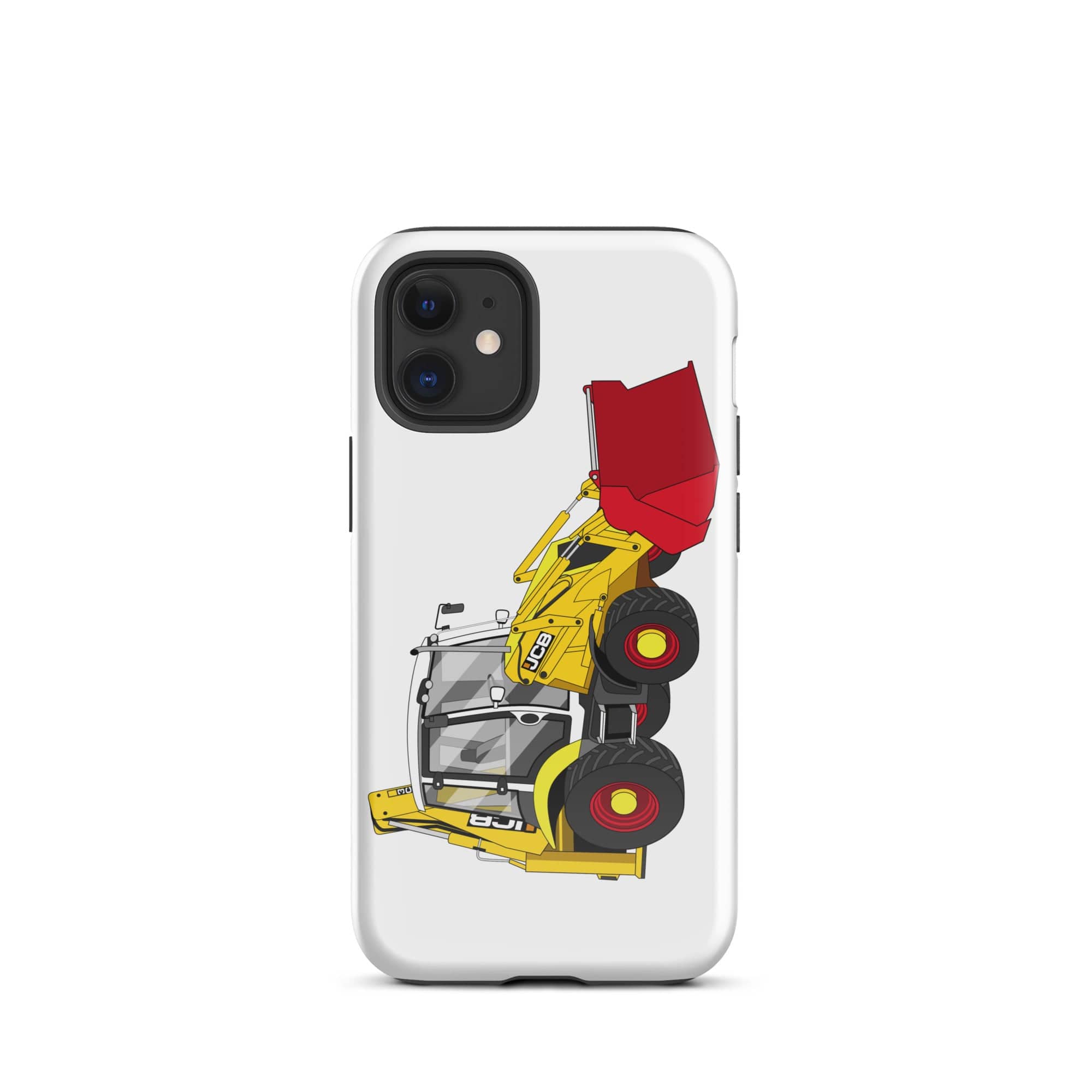 The Tractors Mugs Store iPhone 12 mini JCB 3CX 70th Anniversary Edition Tough Case for iPhone® Quality Farmers Merch