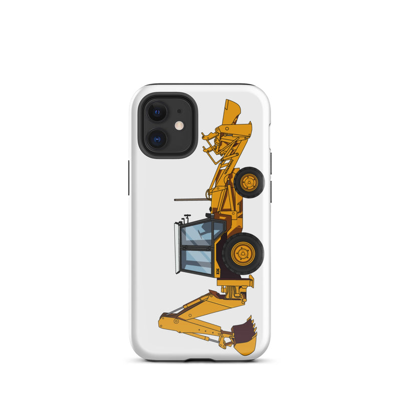 The Tractors Mugs Store iPhone 12 mini JCB 3CX Tough Case for iPhone® Quality Farmers Merch