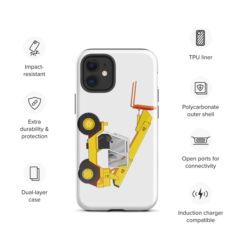 The Tractors Mugs Store iPhone 12 mini JCB  Loadall 520 Tough Case for iPhone® Quality Farmers Merch