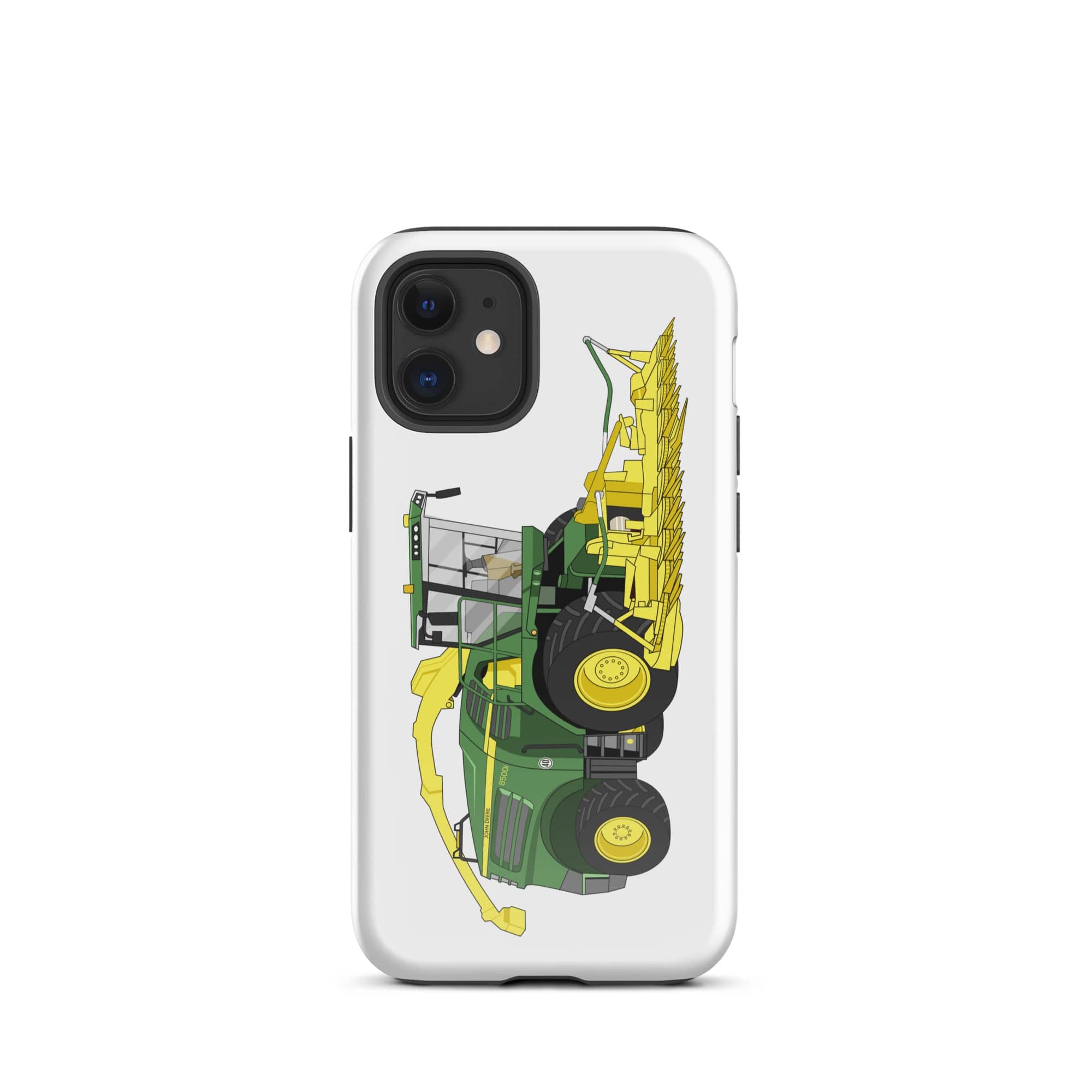 The Tractors Mugs Store iPhone 12 mini John Deere 8500i Forage Harvester Tough Case for iPhone® Quality Farmers Merch