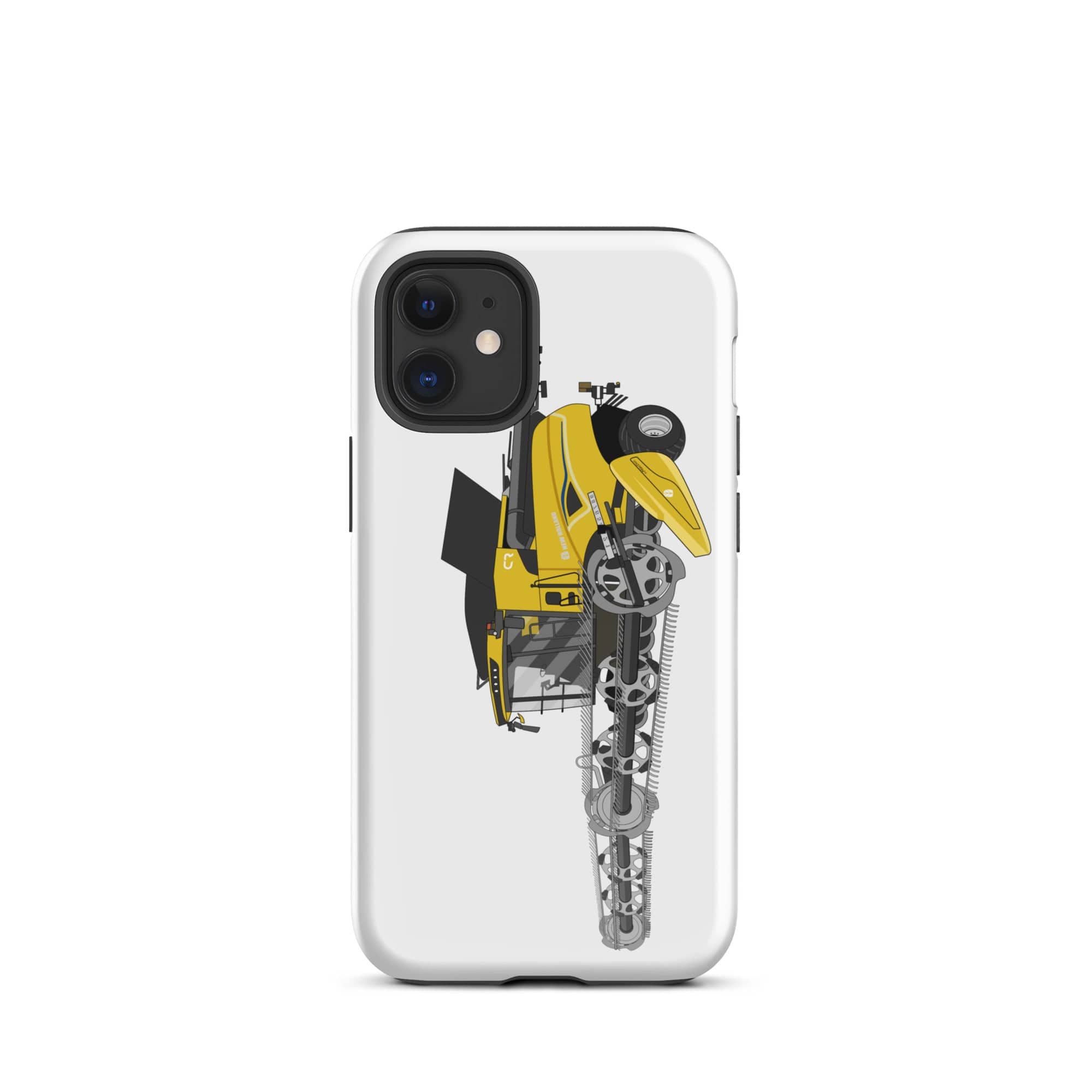 The Tractors Mugs Store iPhone 12 mini New Holland CR Combine Harvester (2004). Tough Case for iPhone® Quality Farmers Merch