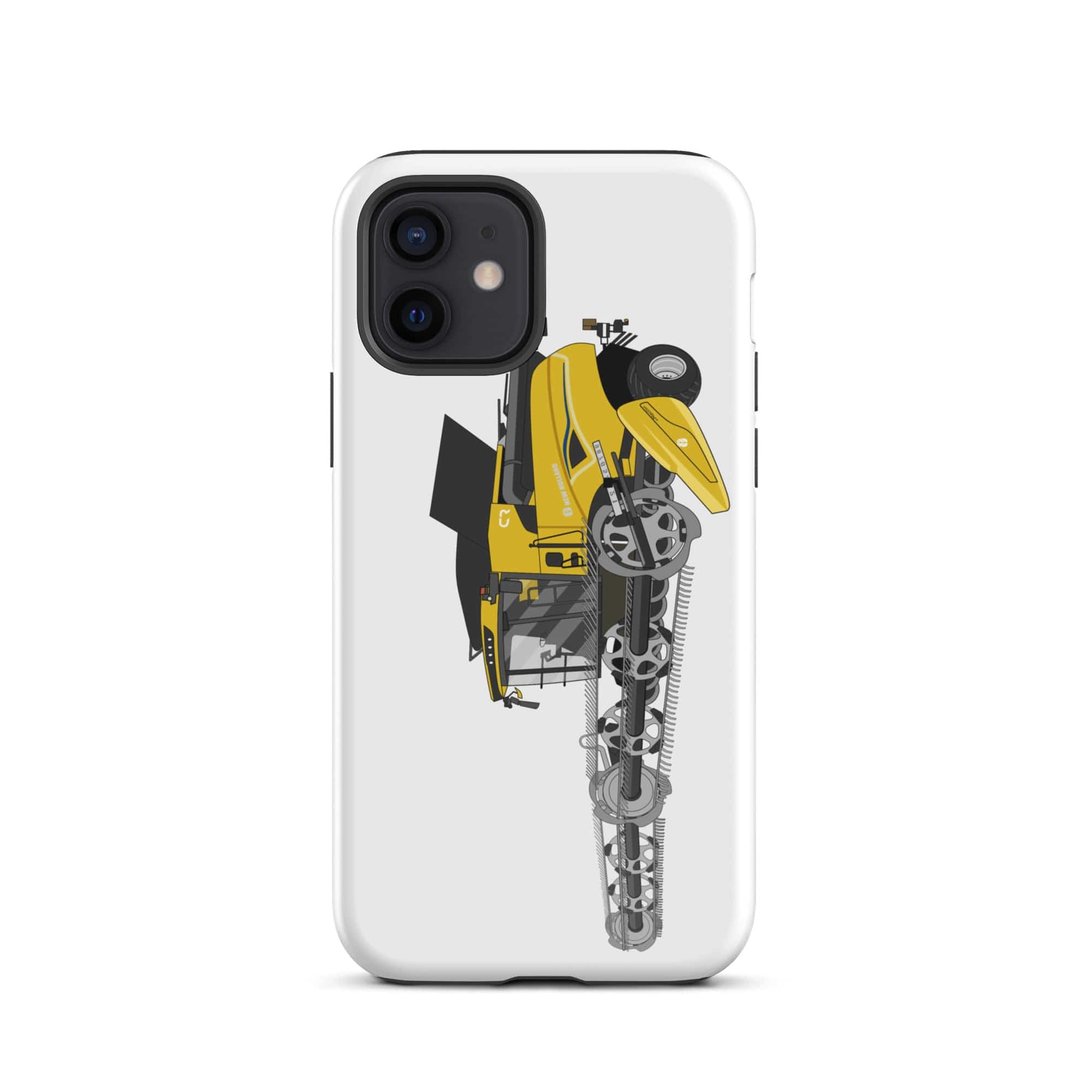 The Tractors Mugs Store iPhone 12 New Holland CR Combine Harvester (2004). Tough Case for iPhone® Quality Farmers Merch