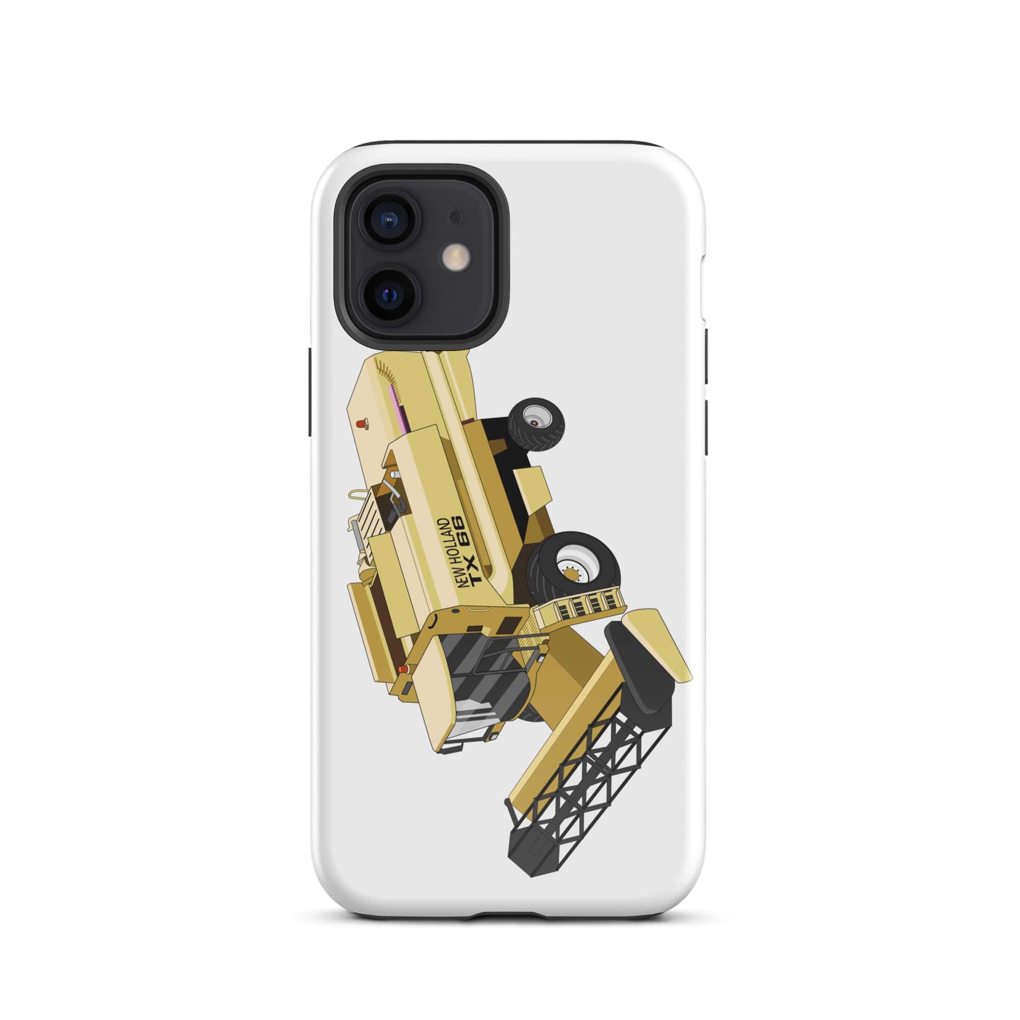 The Tractors Mugs Store iPhone 12 New Holland TX 66 Combine Harvester Tough Case for iPhone® Quality Farmers Merch