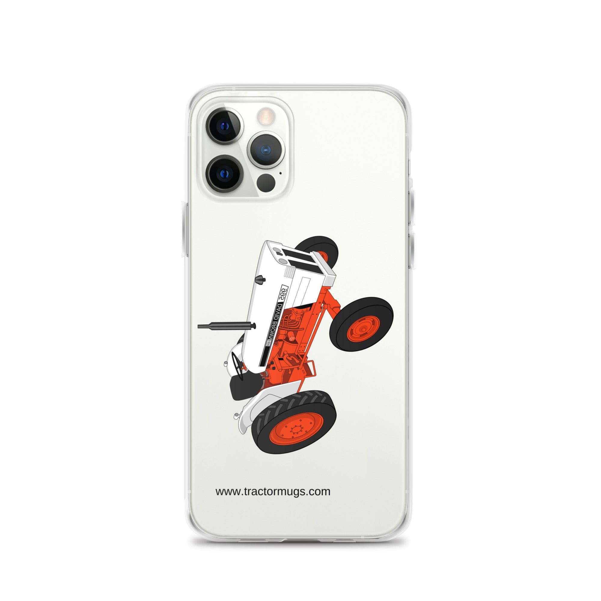 The Tractors Mugs Store iPhone 12 Pro Case David Brown 995 (1973) Clear Case for iPhone® Quality Farmers Merch