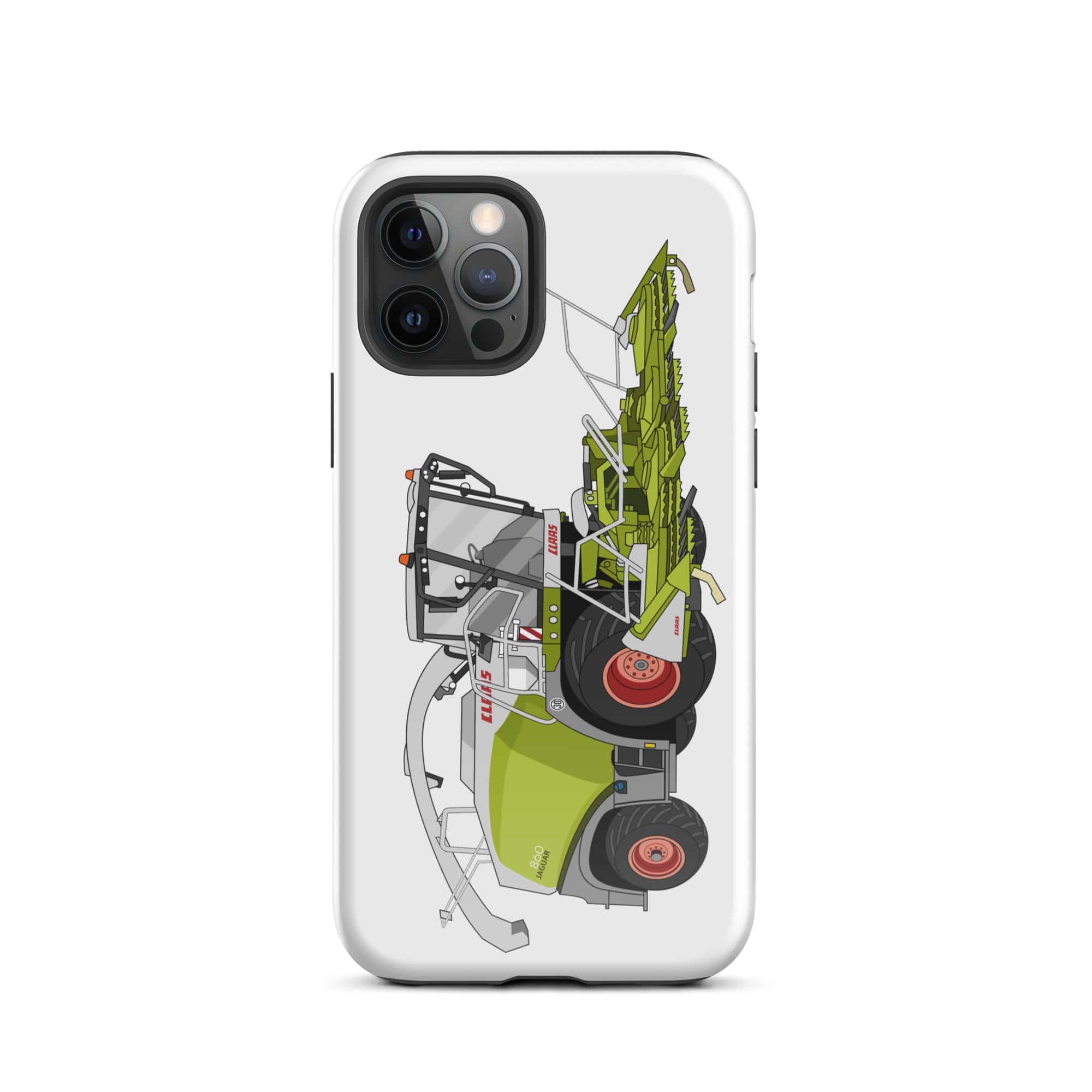 The Tractors Mugs Store iPhone 12 Pro Class Jaguar 860 Forage Harvester Tough Case for iPhone® Quality Farmers Merch