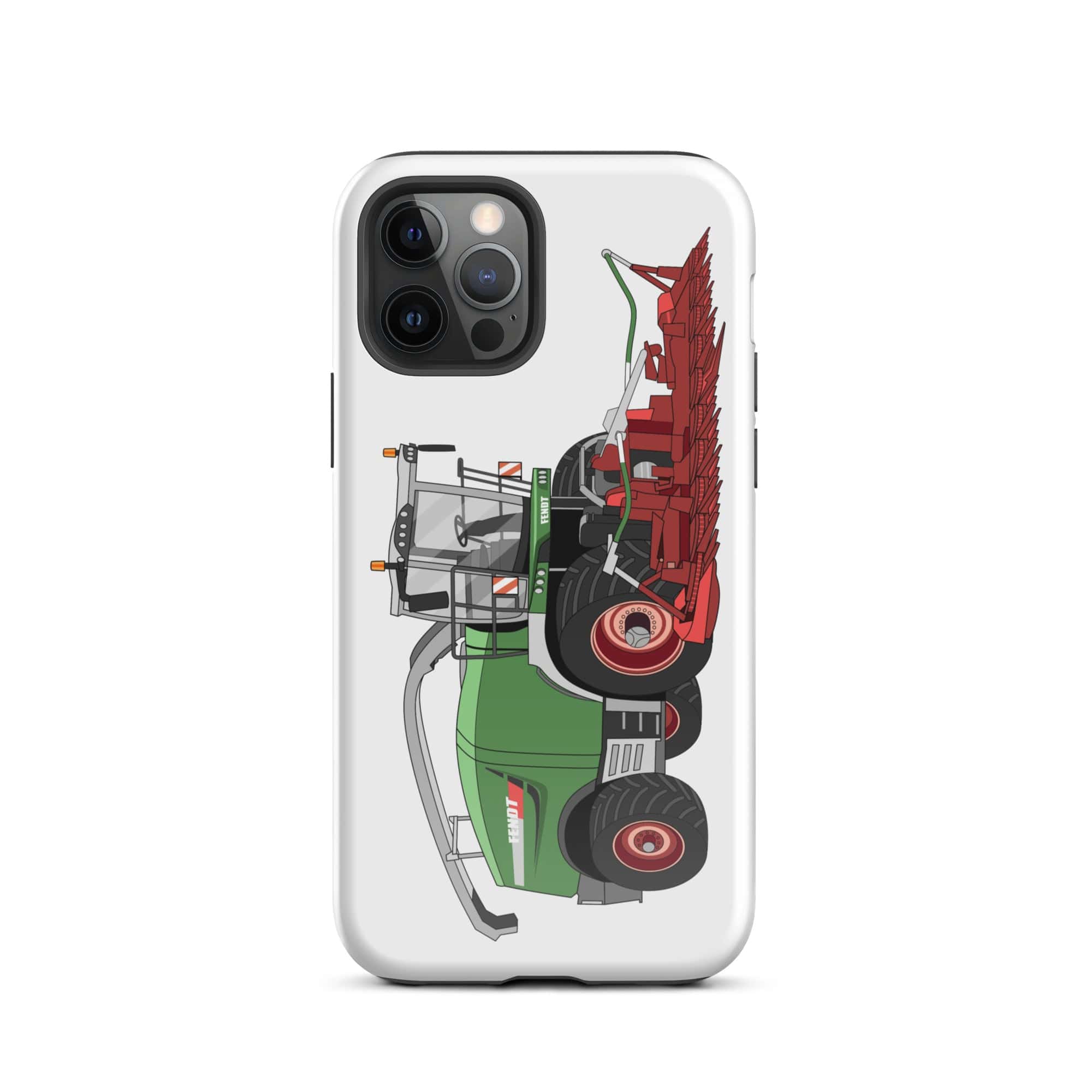 The Tractors Mugs Store iPhone 12 Pro Fendt Katana 85 Forage Harvester Tough Case for iPhone® Quality Farmers Merch