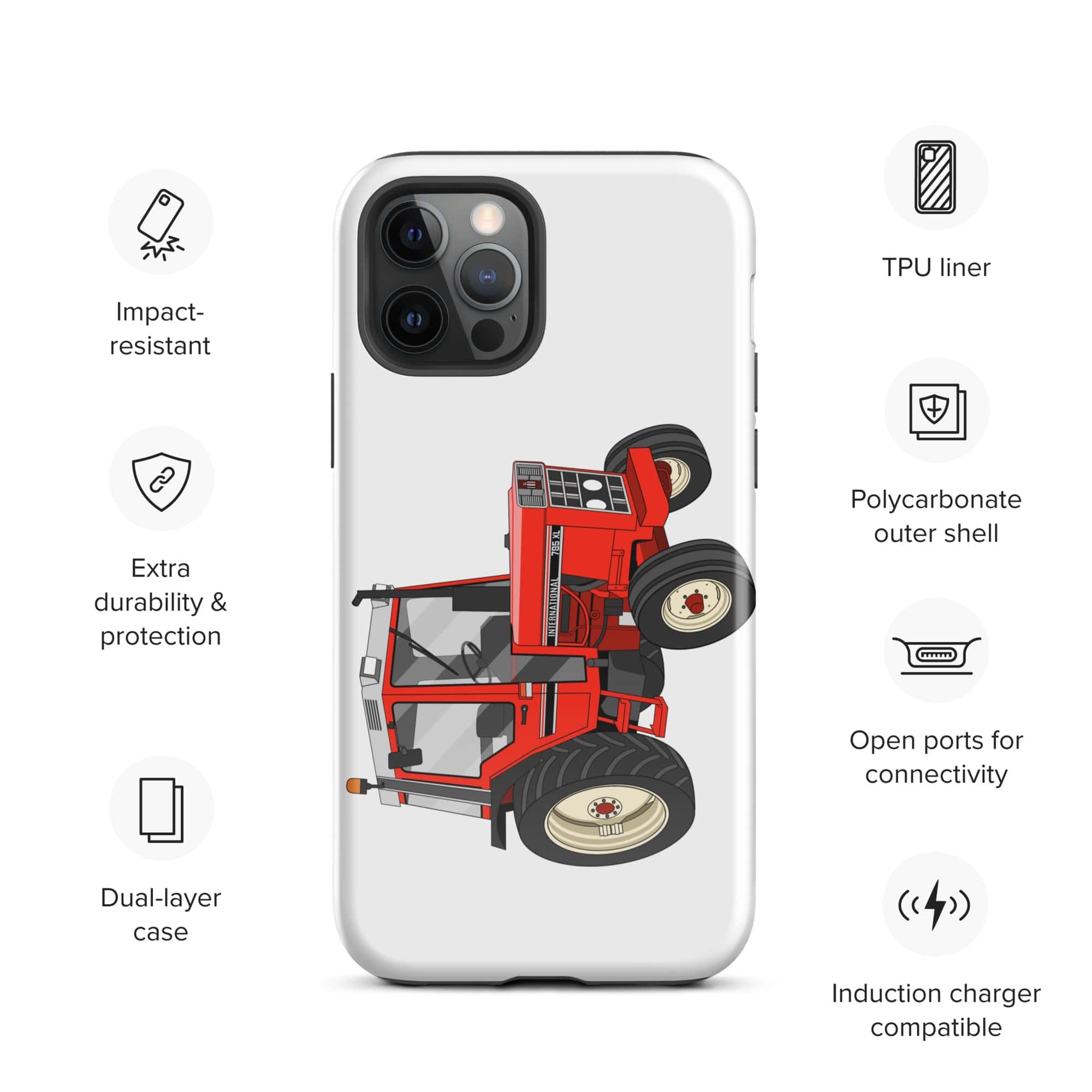 The Tractors Mugs Store iPhone 12 Pro International 785 Tough Case for iPhone® Quality Farmers Merch