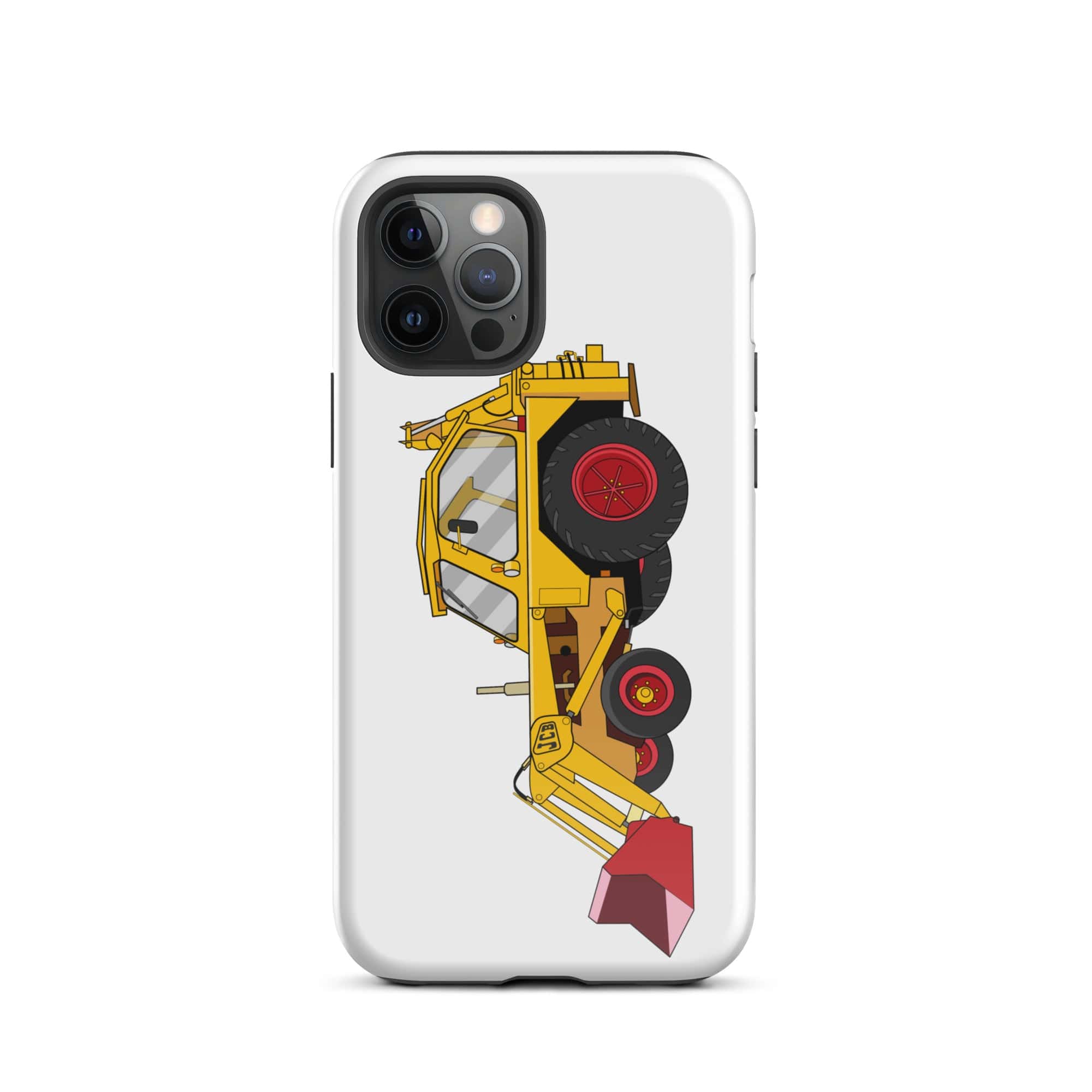 The Tractors Mugs Store iPhone 12 Pro JCB 3 Backhoe Tough Case for iPhone® Quality Farmers Merch