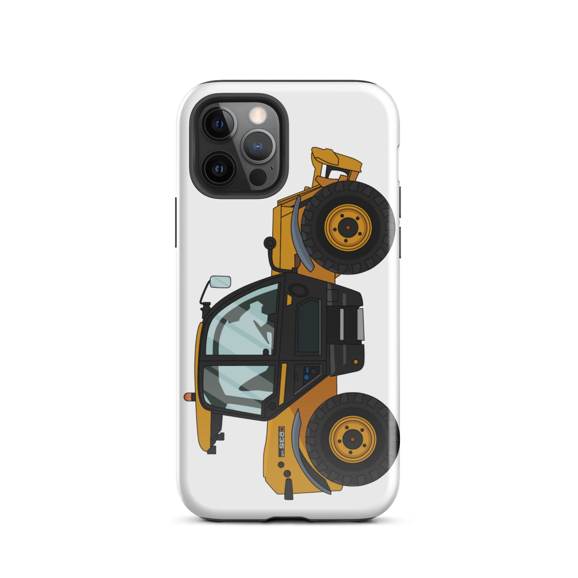 The Tractors Mugs Store iPhone 12 Pro JCB 532-60 Tough Case for iPhone® Quality Farmers Merch