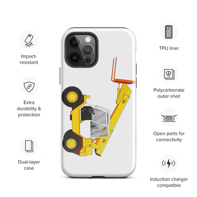 The Tractors Mugs Store iPhone 12 Pro JCB  Loadall 520 Tough Case for iPhone® Quality Farmers Merch
