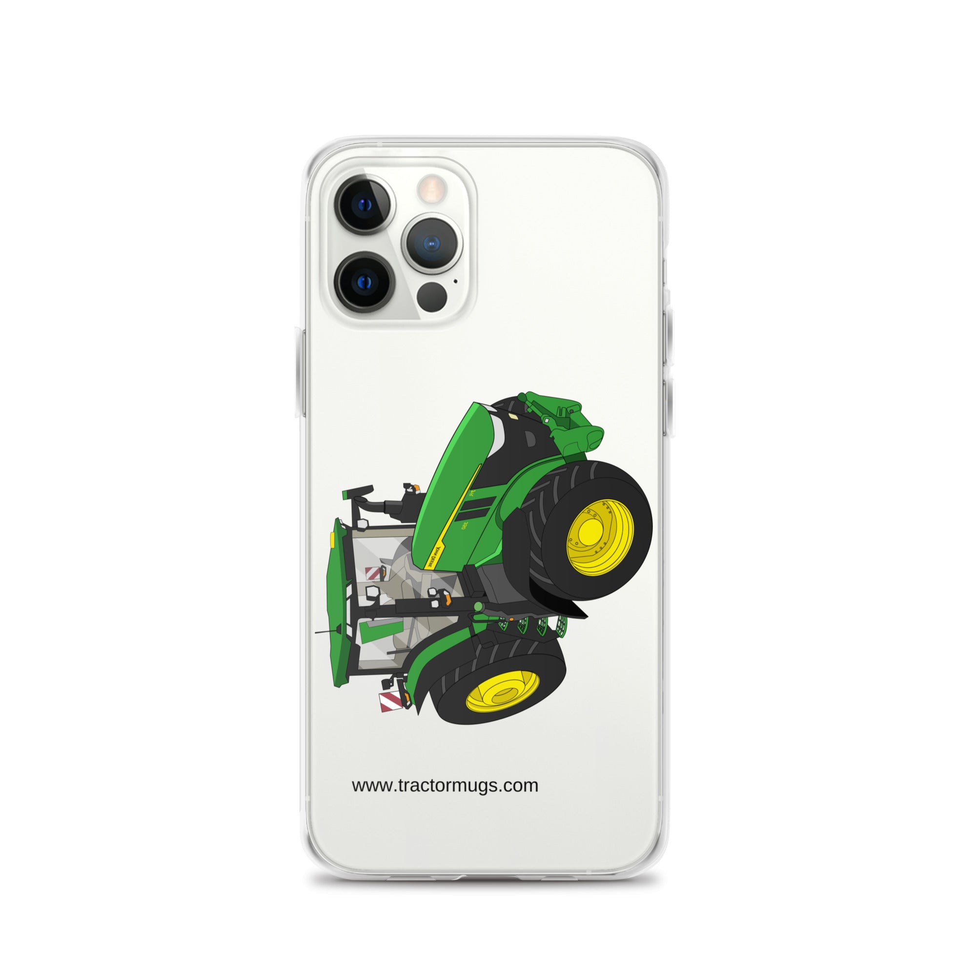 The Tractors Mugs Store iPhone 12 Pro John Deere 7R 350 auto powr Clear Case for iPhone® Quality Farmers Merch