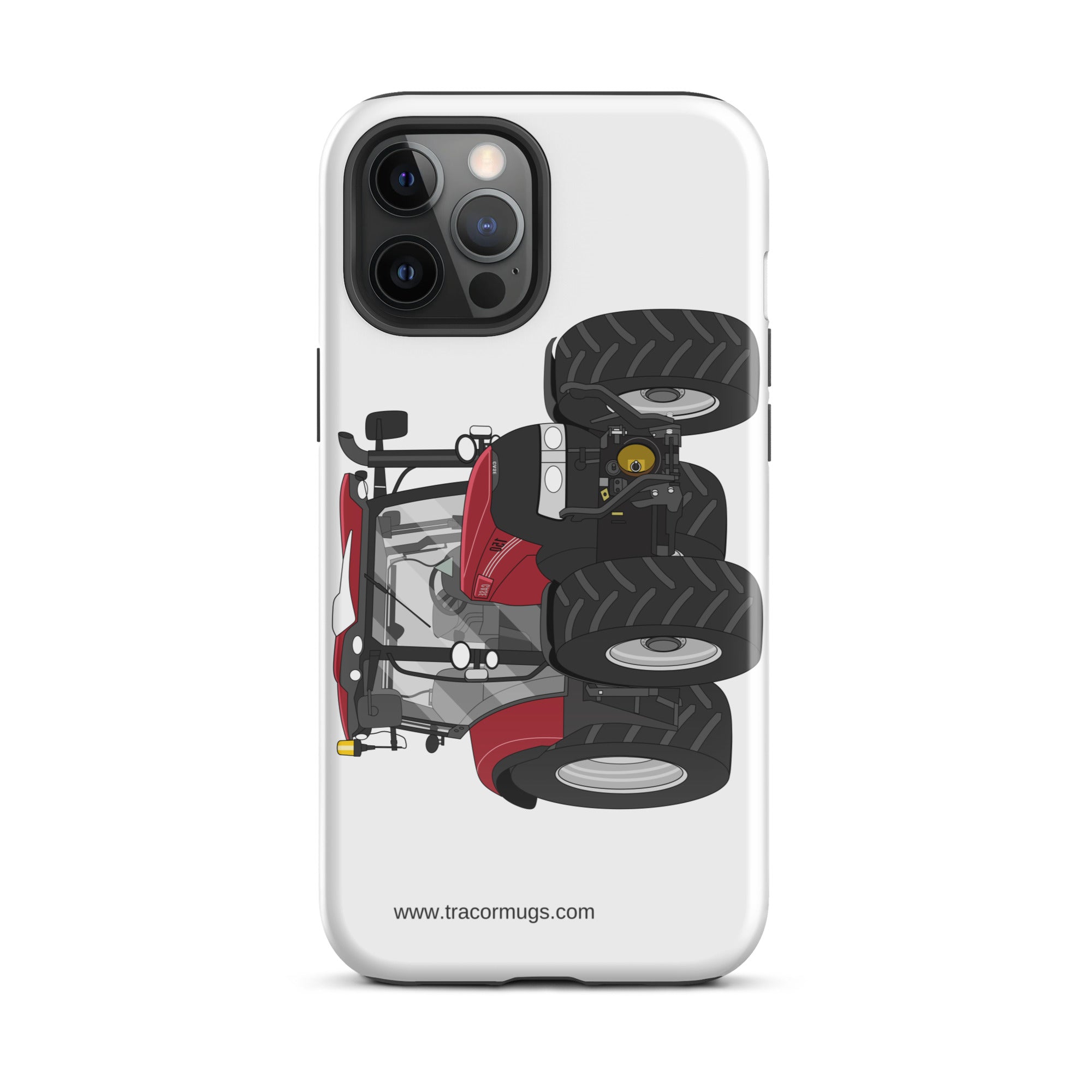 The Tractors Mugs Store iPhone 12 Pro Max Case IH Maxxum 150 Activedrive 8 Tough Case for iPhone® Quality Farmers Merch