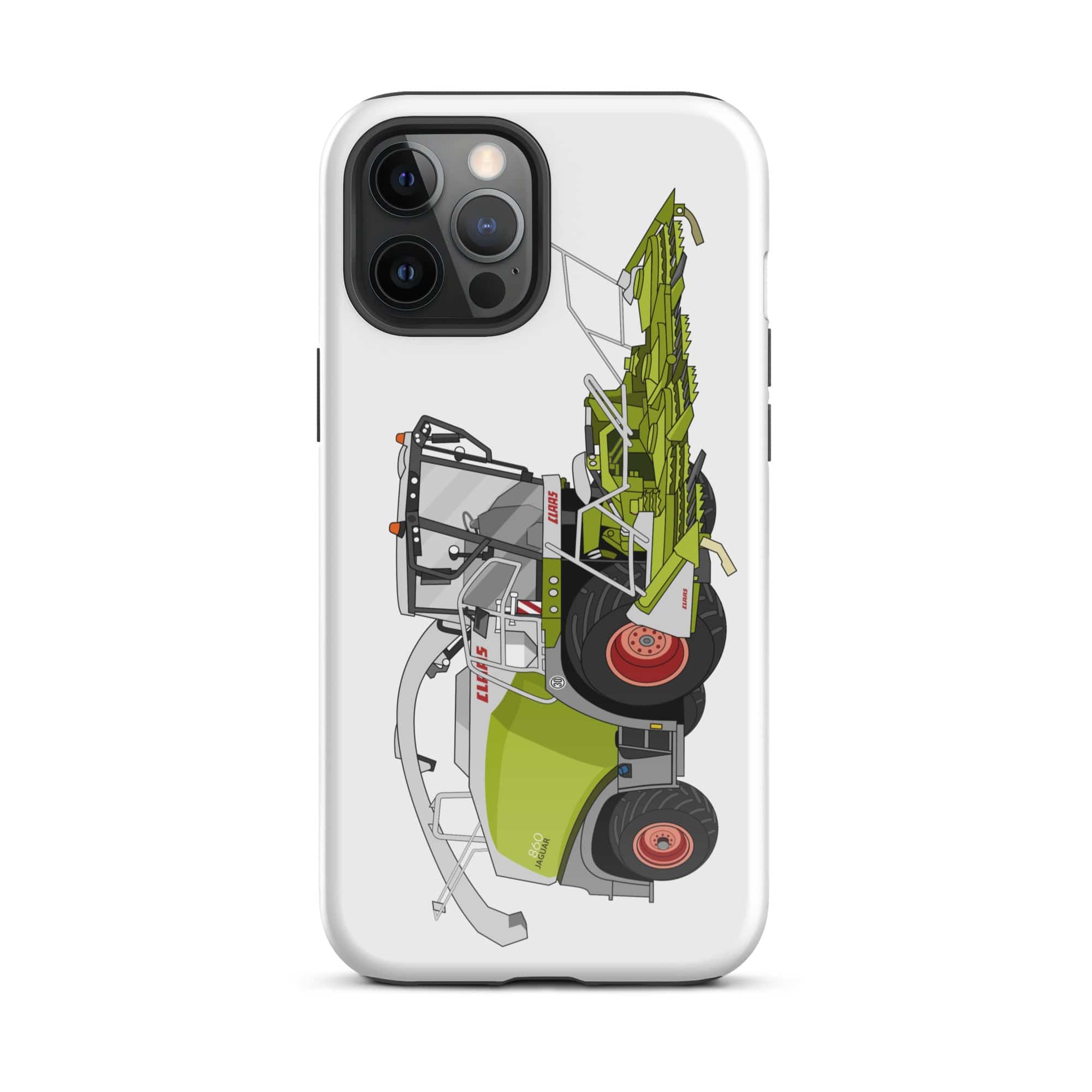 The Tractors Mugs Store iPhone 12 Pro Max Class Jaguar 860 Forage Harvester Tough Case for iPhone® Quality Farmers Merch