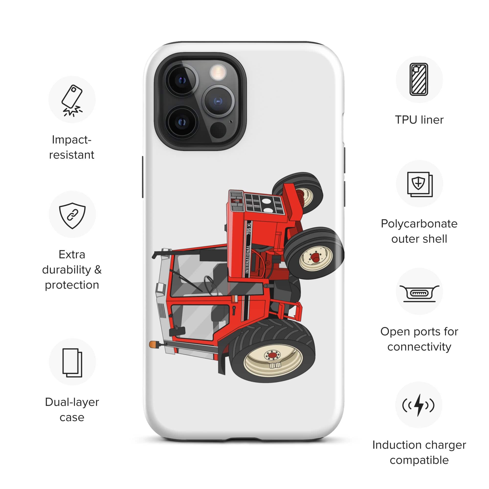 The Tractors Mugs Store iPhone 12 Pro Max International 785 Tough Case for iPhone® Quality Farmers Merch