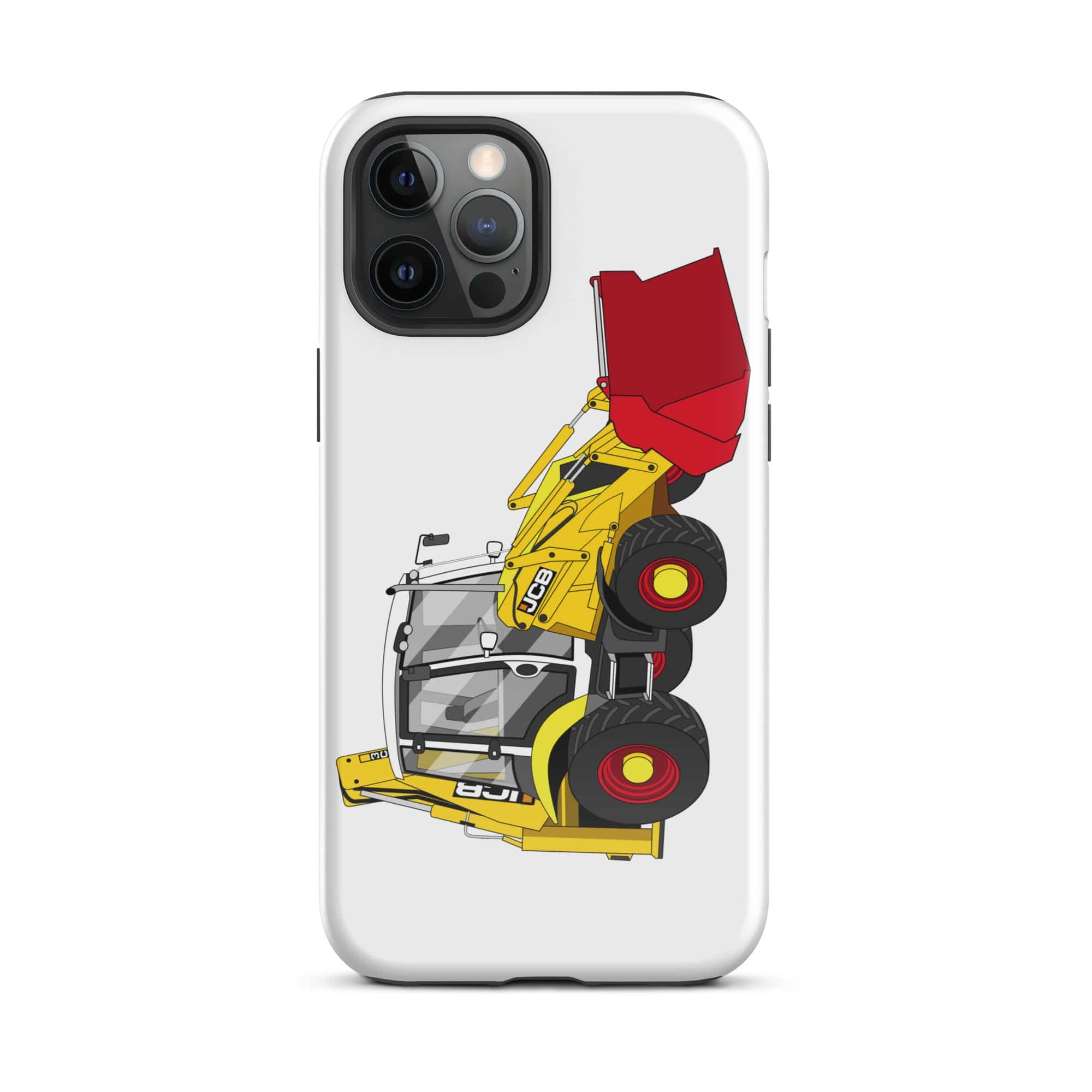 The Tractors Mugs Store iPhone 12 Pro Max JCB 3CX 70th Anniversary Edition Tough Case for iPhone® Quality Farmers Merch