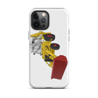 The Tractors Mugs Store iPhone 12 Pro Max JCB 3CX White Cabin 2WD Tough Case for iPhone® Quality Farmers Merch