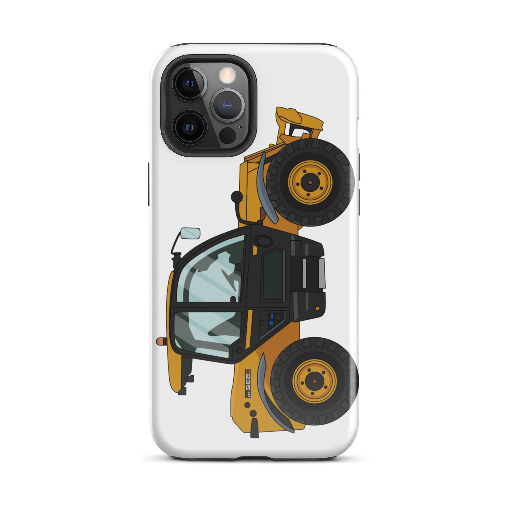 The Tractors Mugs Store iPhone 12 Pro Max JCB 532-60 Tough Case for iPhone® Quality Farmers Merch