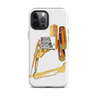 The Tractors Mugs Store iPhone 12 Pro Max JCB 814 Tough Case for iPhone® Quality Farmers Merch