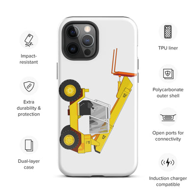 The Tractors Mugs Store iPhone 12 Pro Max JCB  Loadall 520 Tough Case for iPhone® Quality Farmers Merch