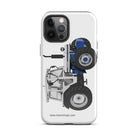 The Tractors Mugs Store iPhone 12 Pro Max Ford 7810 Jubilee Edition SilverTractor Tough Case for iPhone® Quality Farmers Merch