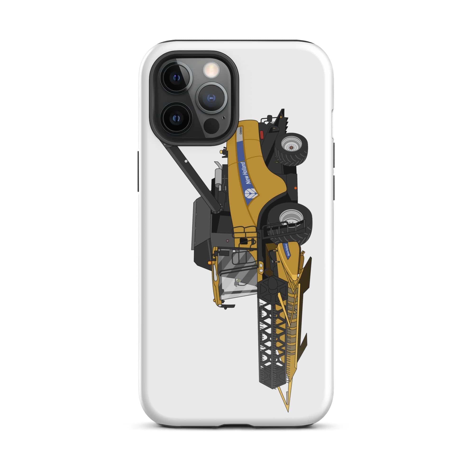 The Tractors Mugs Store iPhone 12 Pro Max New Holland CX 8060 Combine Harvester Tough Case for iPhone® Quality Farmers Merch