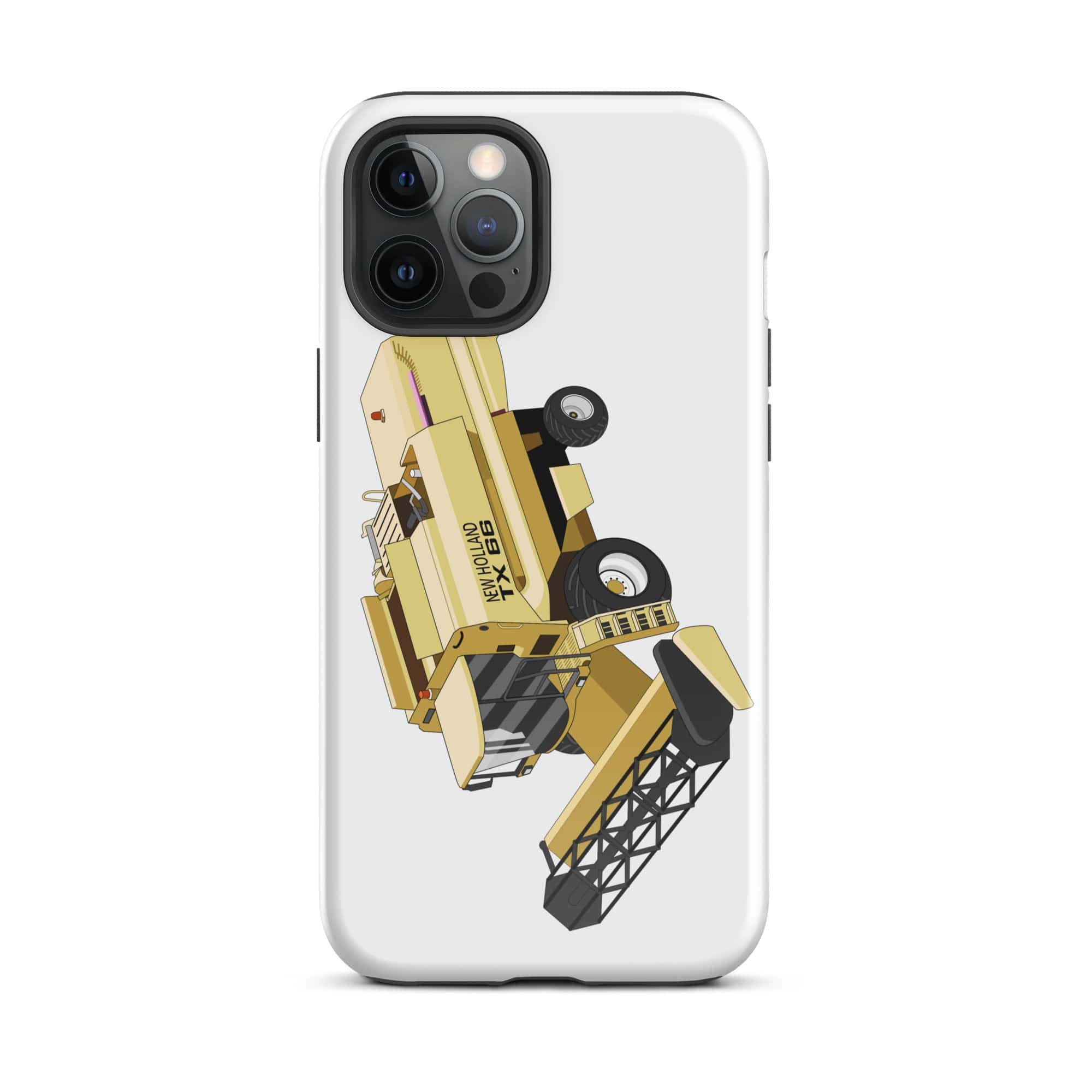 The Tractors Mugs Store iPhone 12 Pro Max New Holland TX 66 Combine Harvester Tough Case for iPhone® Quality Farmers Merch