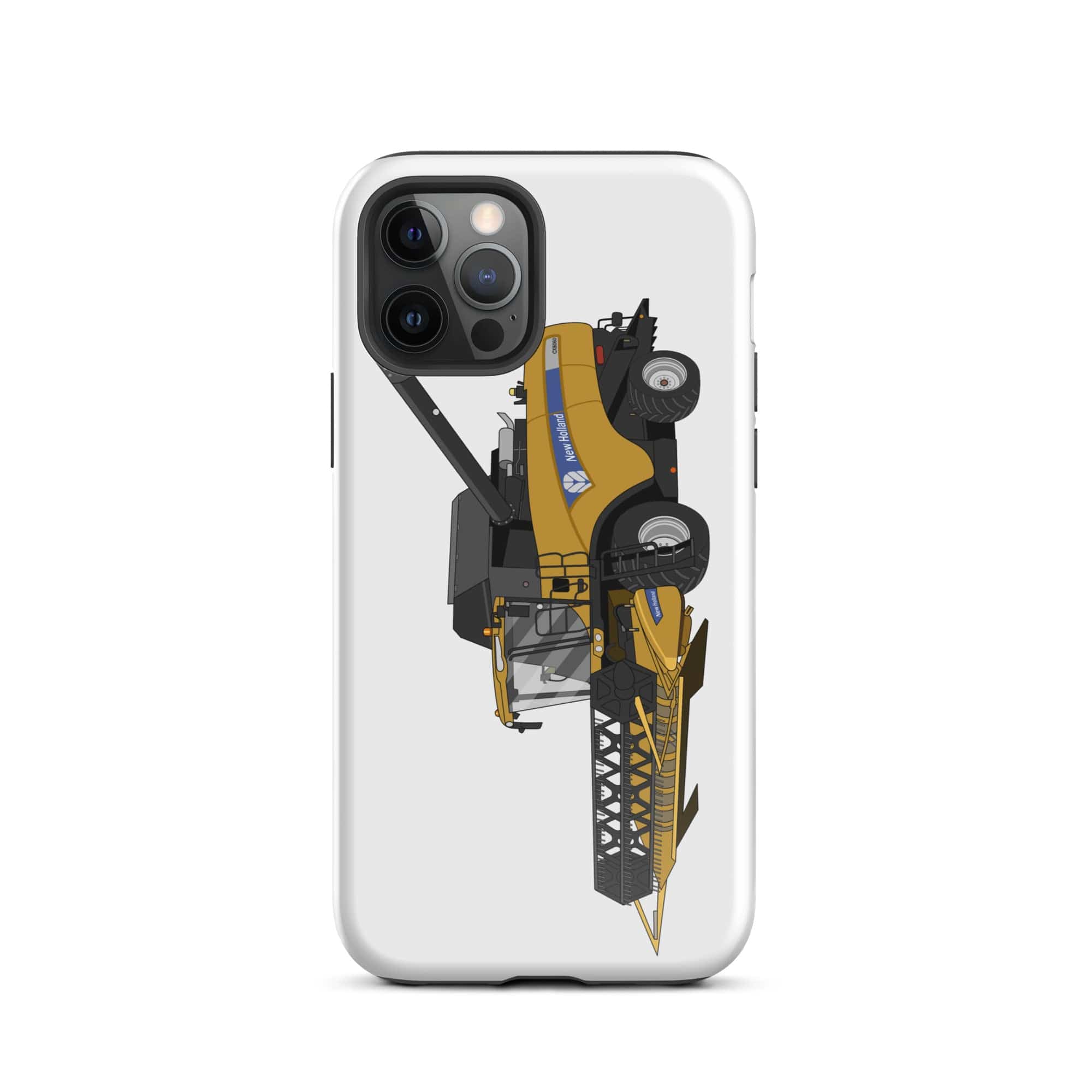 The Tractors Mugs Store iPhone 12 Pro New Holland CX 8060 Combine Harvester Tough Case for iPhone® Quality Farmers Merch