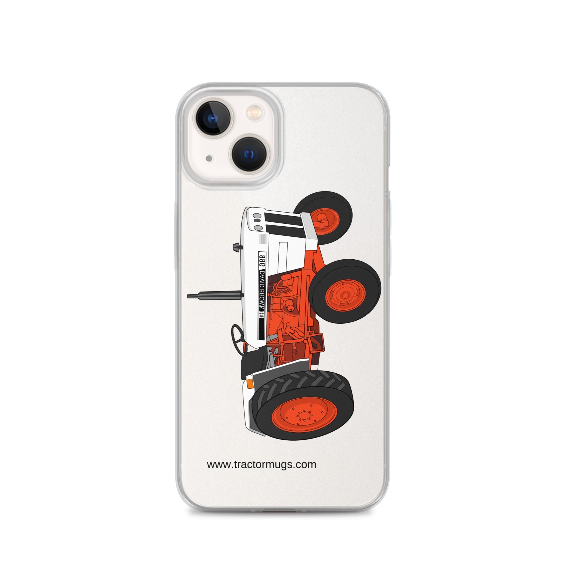 The Tractors Mugs Store iPhone 13 Case David Brown 996 (1974) Clear Case for iPhone® Quality Farmers Merch