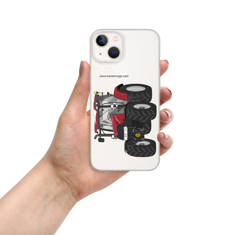 The Tractors Mugs Store iPhone 13 Case IH Maxxum 150 Activedrive 8 Clear Case for iPhone® Quality Farmers Merch