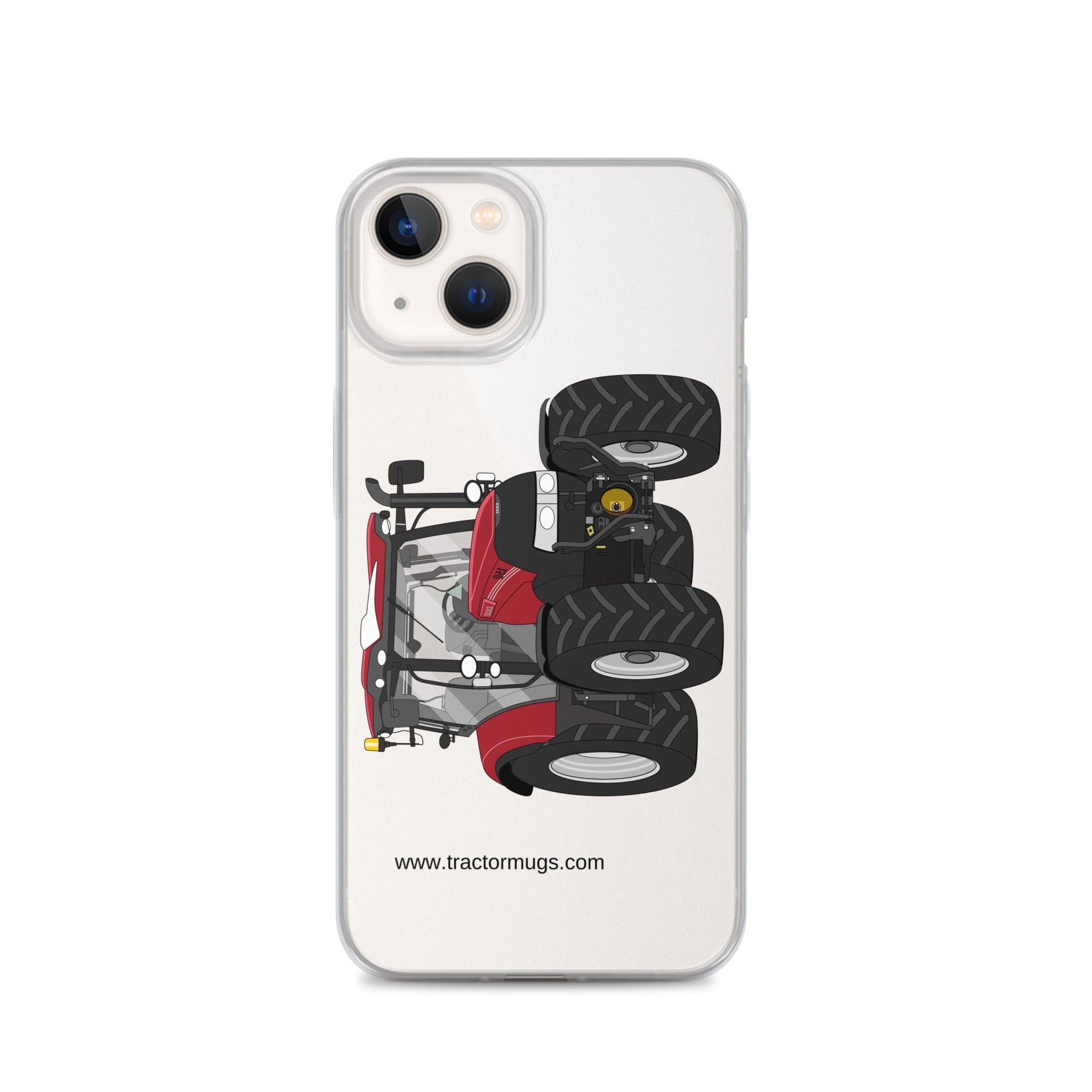 The Tractors Mugs Store iPhone 13 Case IH Maxxum 150 Activedrive 8 Clear Case for iPhone® Quality Farmers Merch