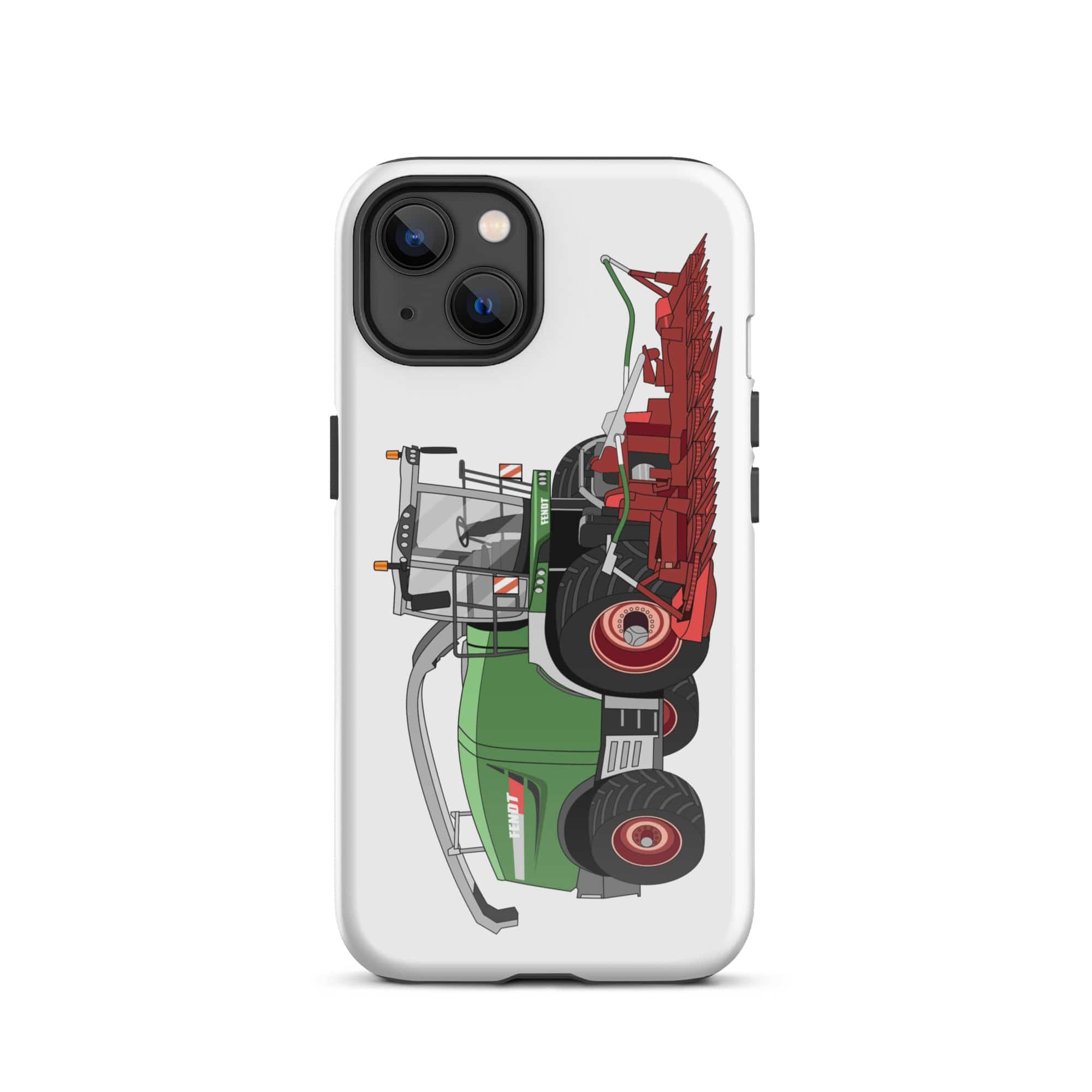 The Tractors Mugs Store iPhone 13 Fendt Katana 85 Forage Harvester Tough Case for iPhone® Quality Farmers Merch